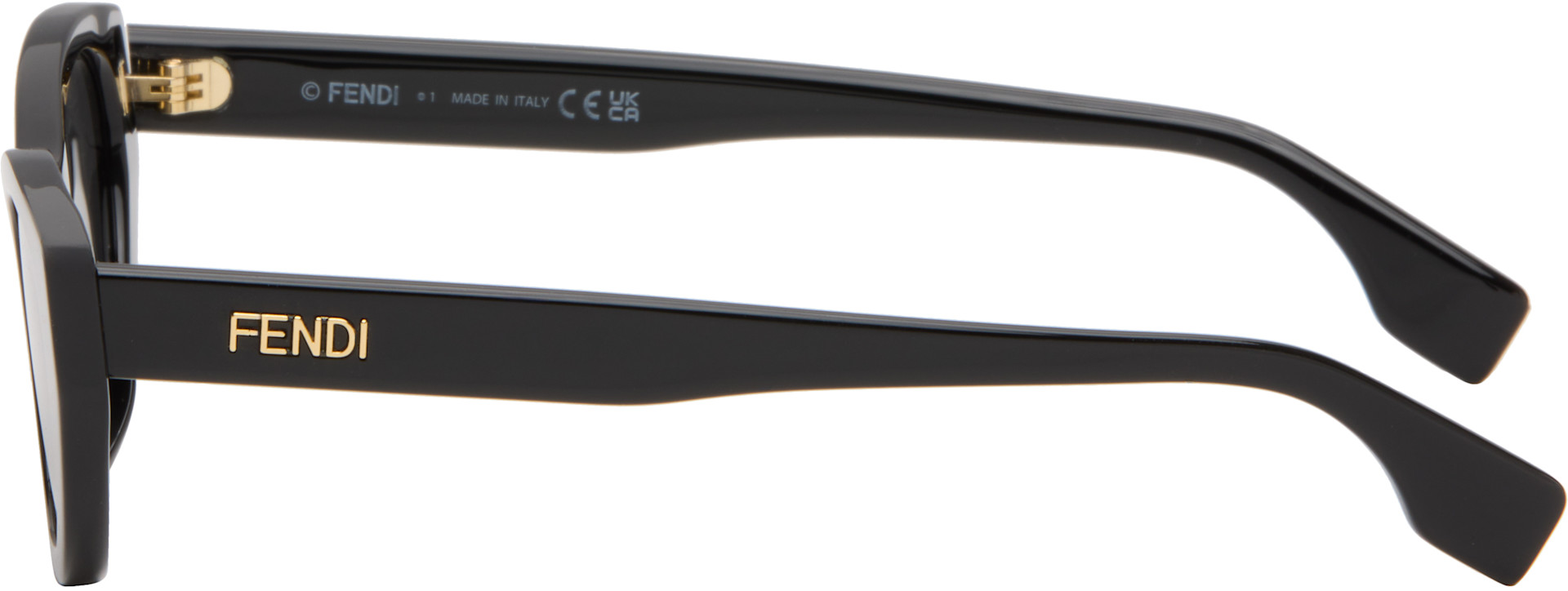 Fendi - Black Lettering Sunglasses