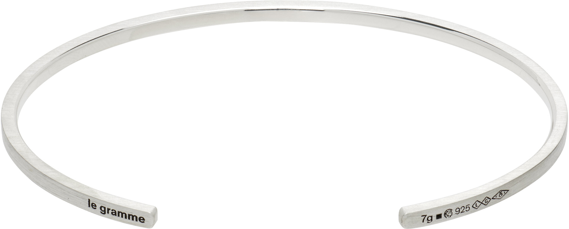 Le Gramme: Ribbon 'le 7g' Bracelet | SSENSE