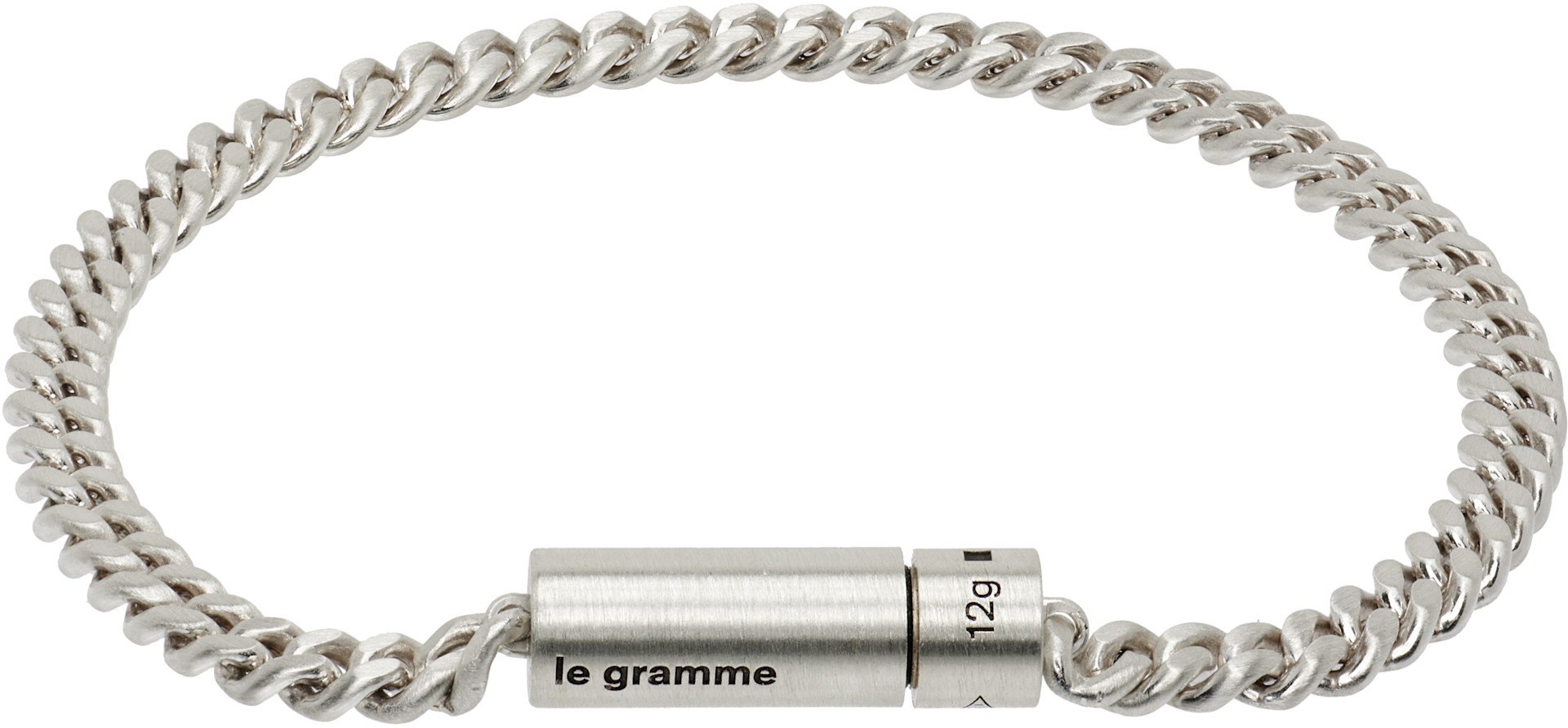 Le Gramme: Curb Chain Cable 12g Bracelet | SSENSE