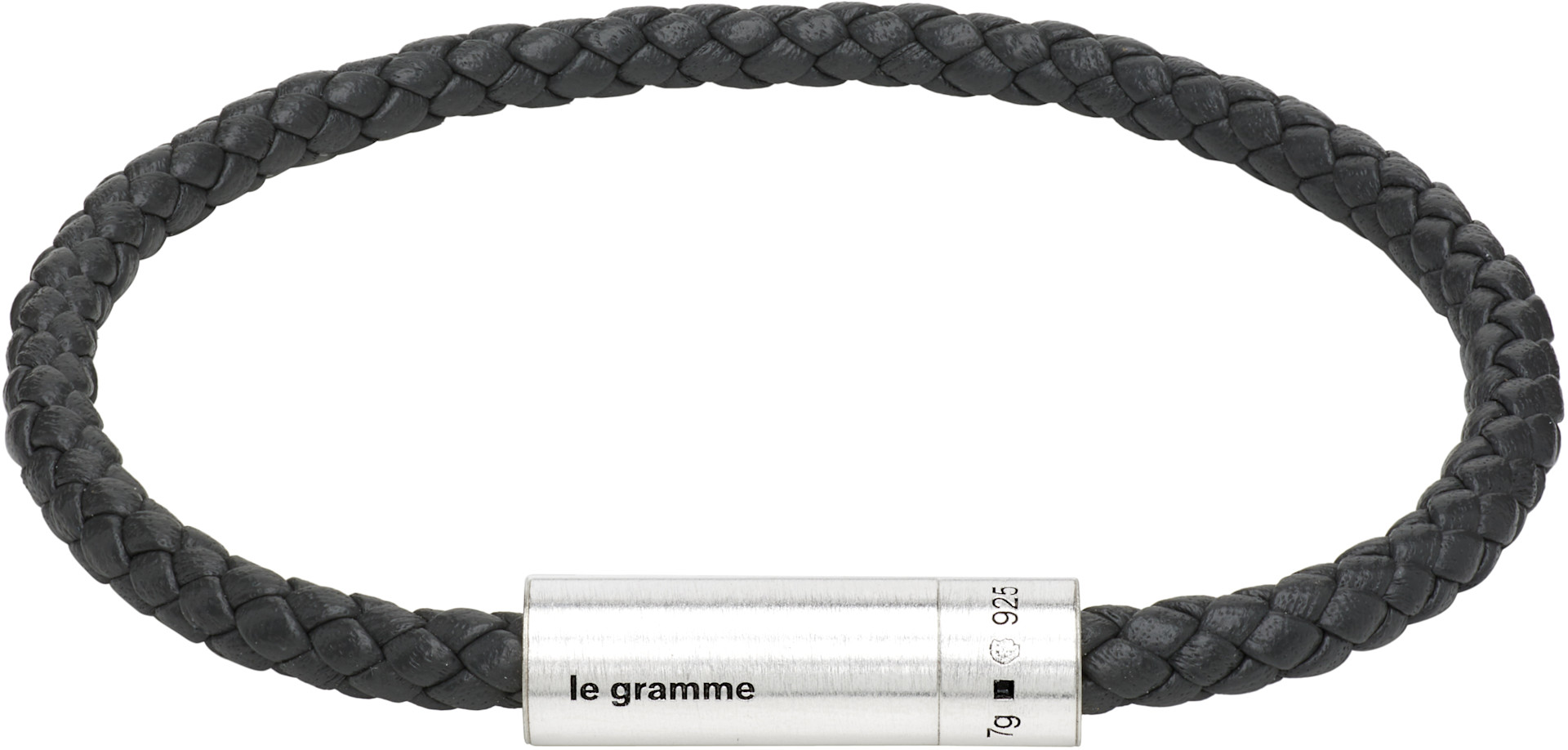 Le Gramme - 르 7g 가죽 케이블 브레이슬릿