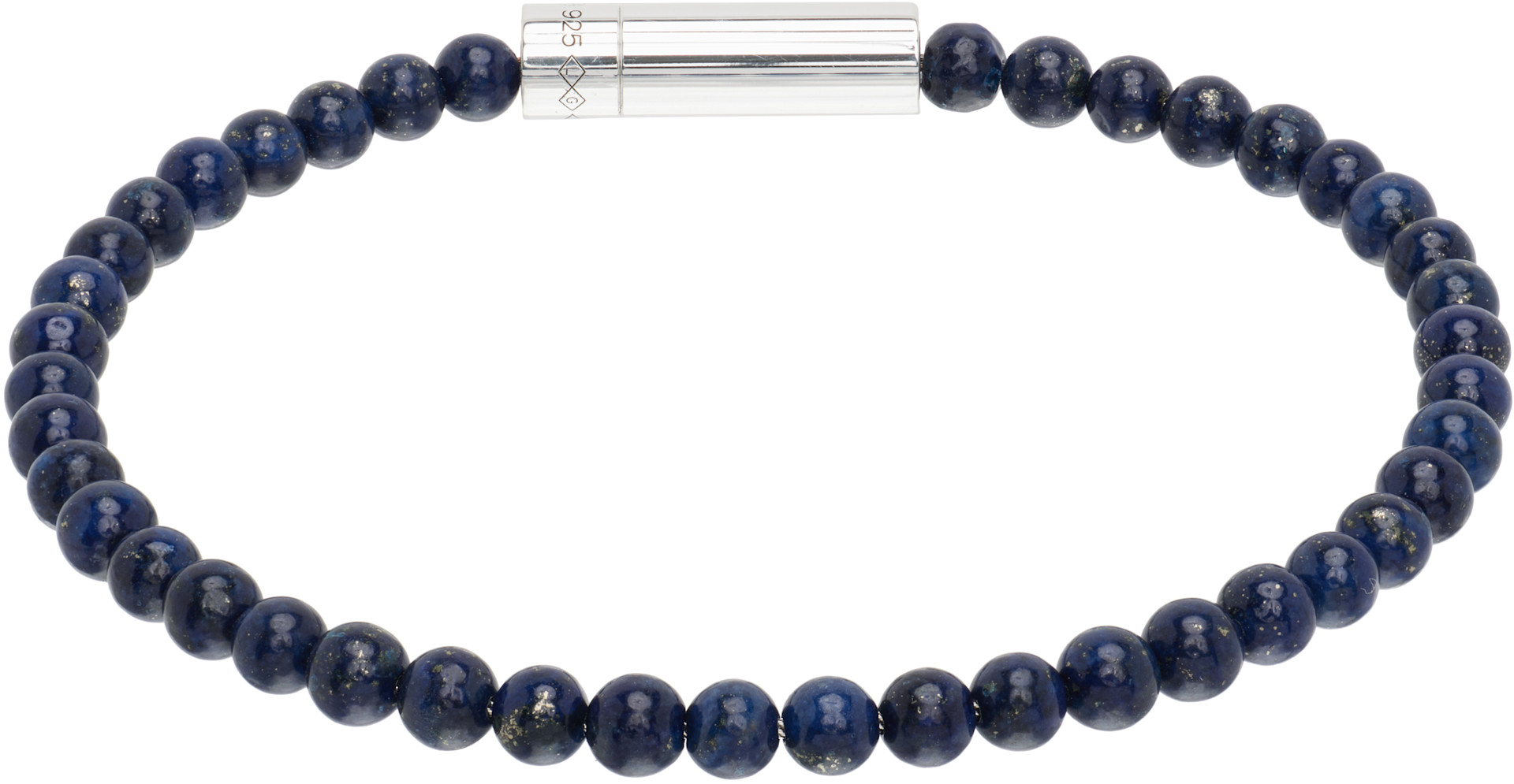 Le Gramme: 'le 11g' Lapis Lazuli Beads Bracelet | SSENSE