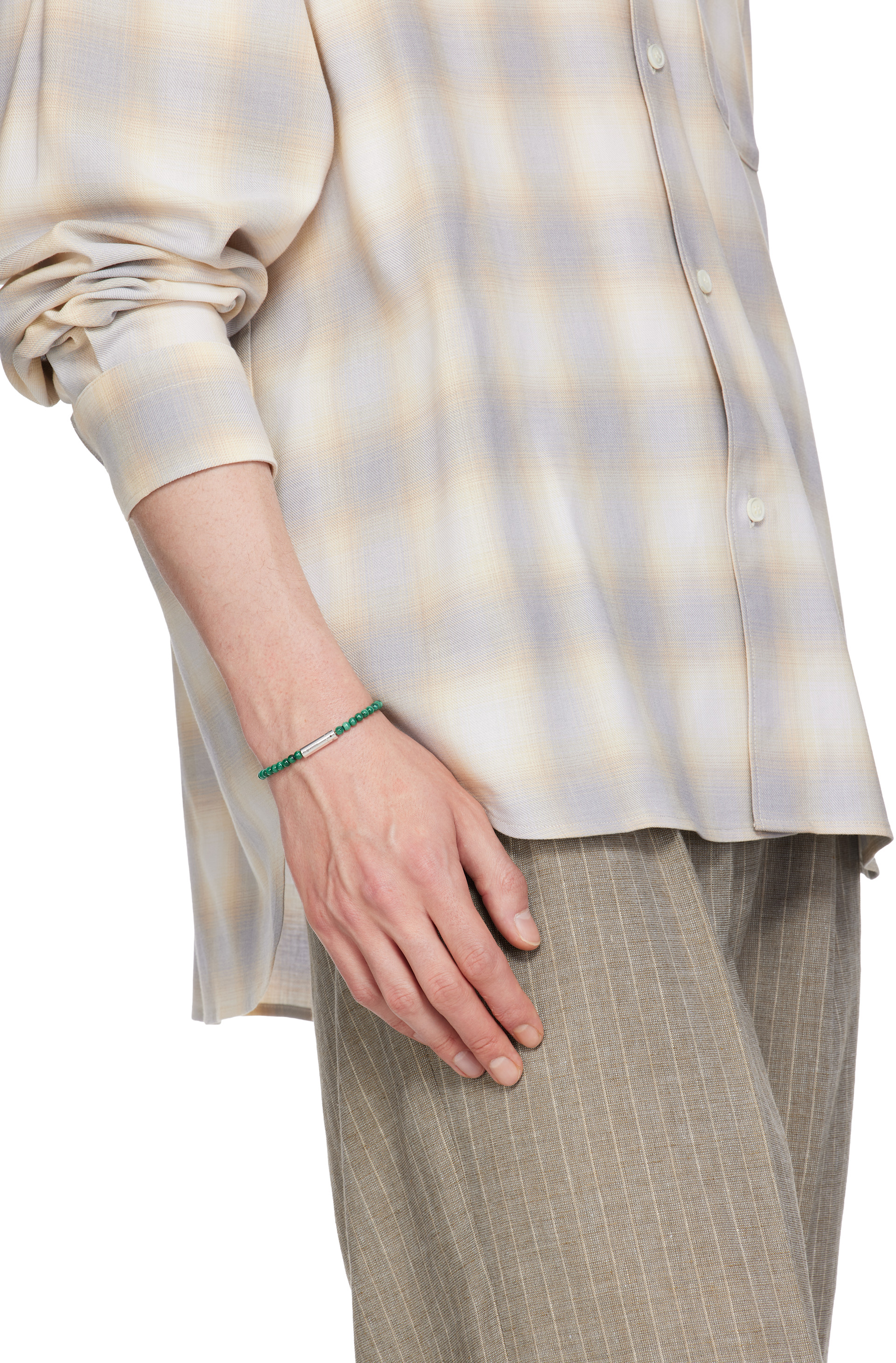 Le Gramme: Bead 'le 11g' Bracelet | SSENSE Denmark Le Gramme: Bead 'le 11g' Bracelet | SSENSE Denmark