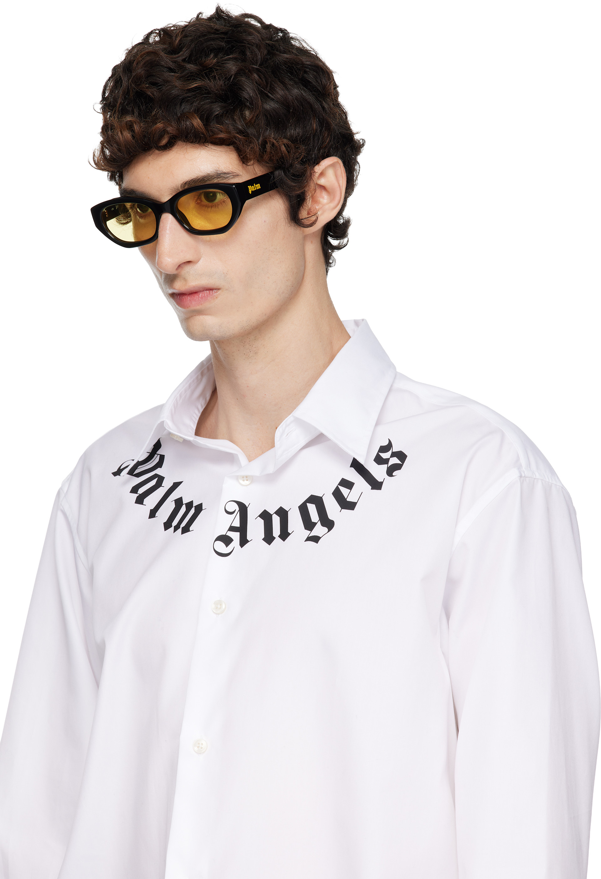 Palm Angels - Lunettes de soleil Eagle noires
