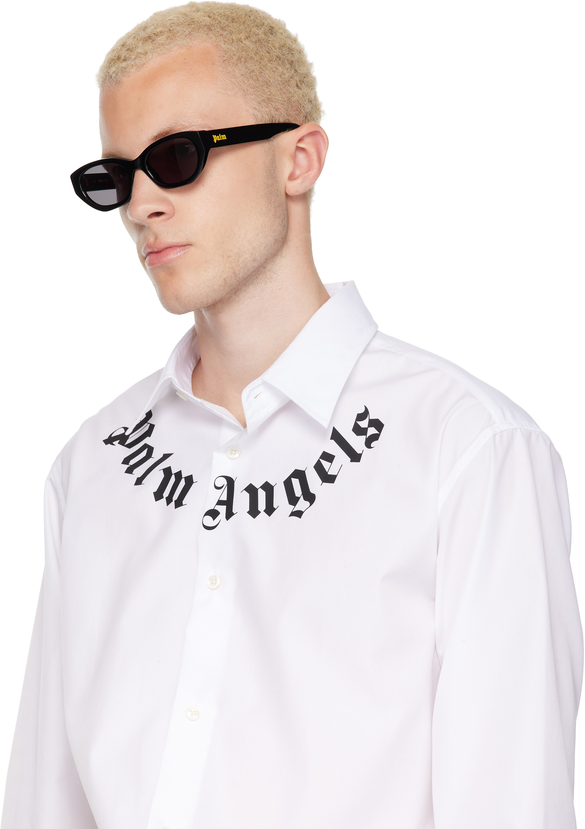 Palm Angels - Lunettes de soleil Eagle noires