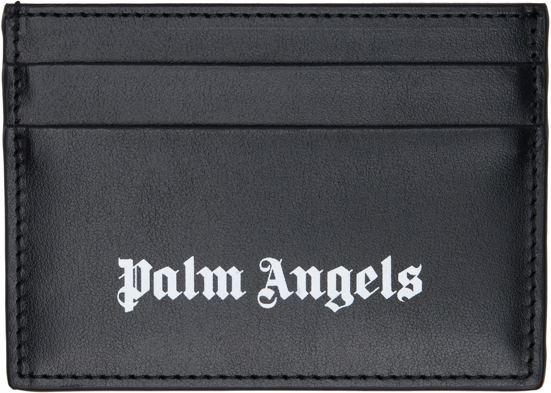 Palm Angels - 블랙 클래식 로고 카드 지갑