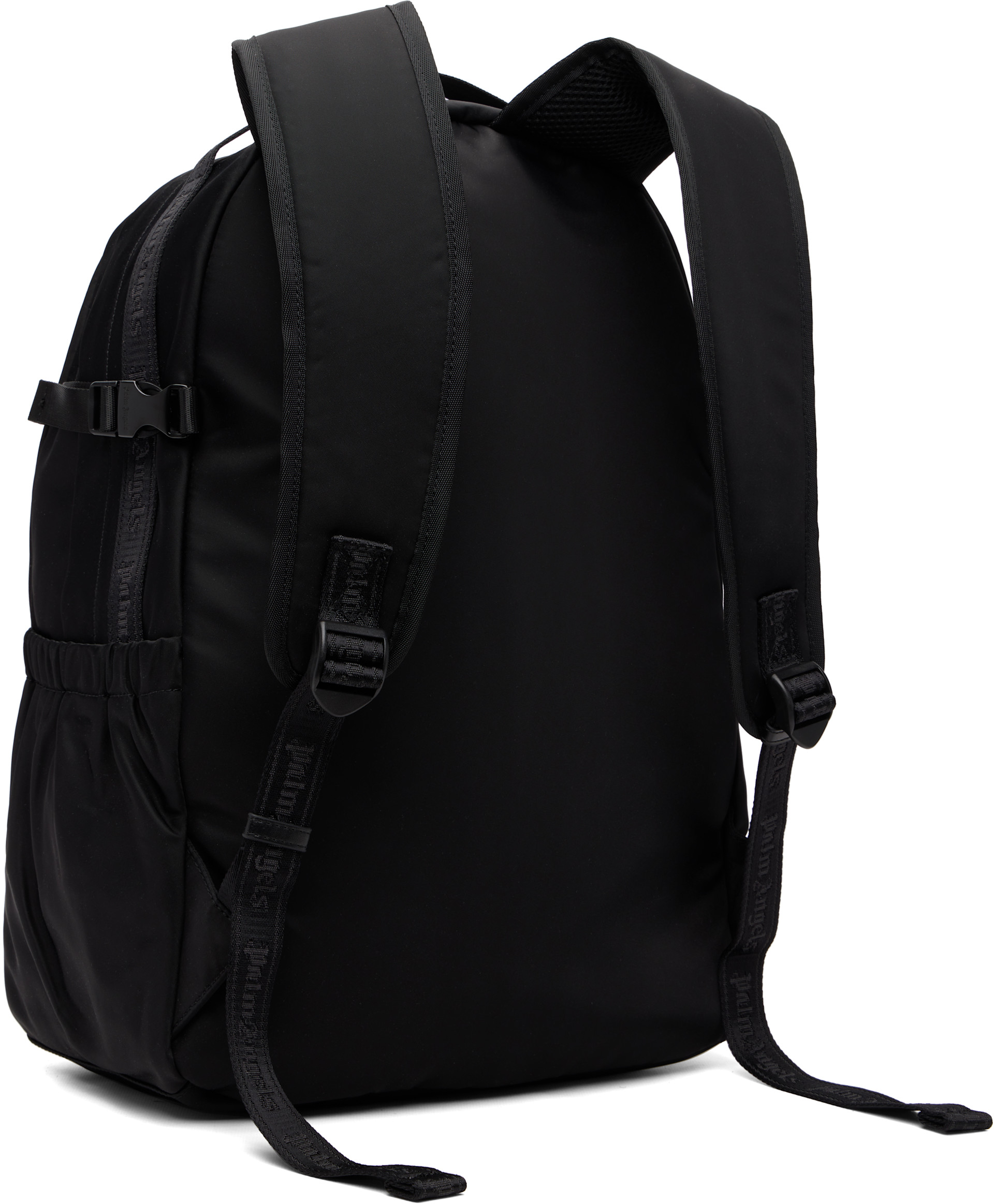 Palm Angels - Black Curved Logo Backpack