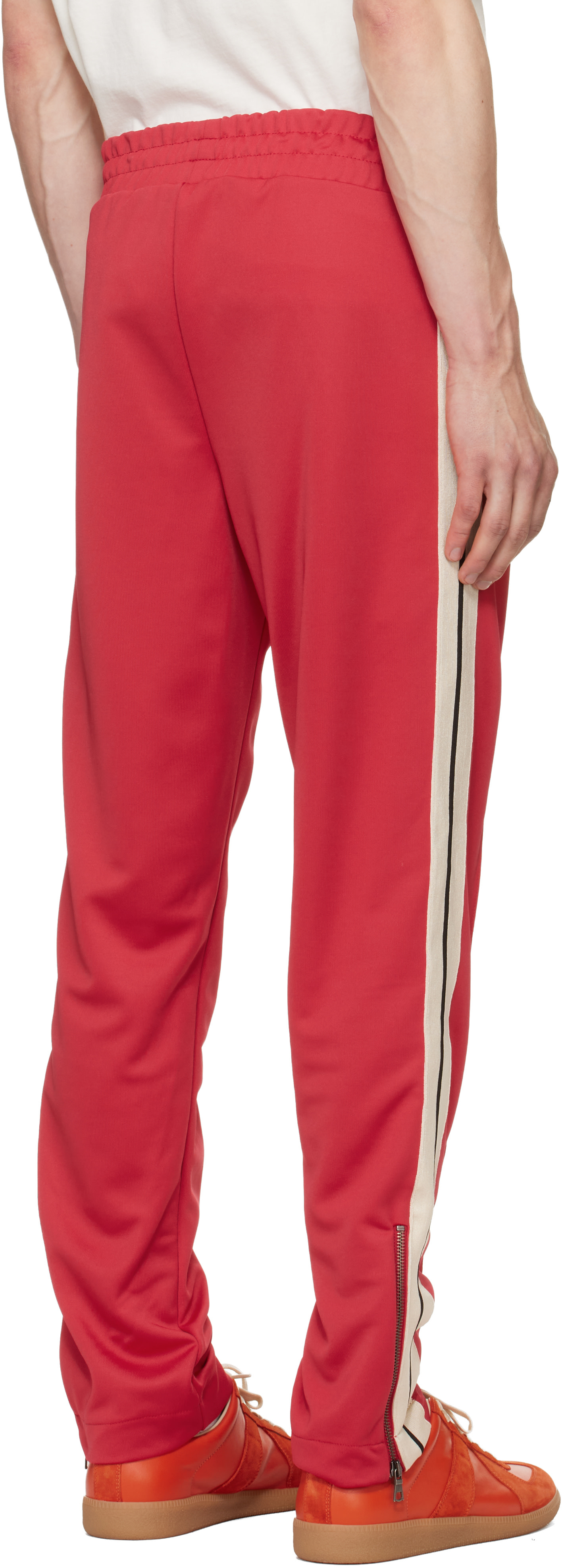 Palm Angels: レッド Classic Logo トラックパンツ | SSENSE 日本