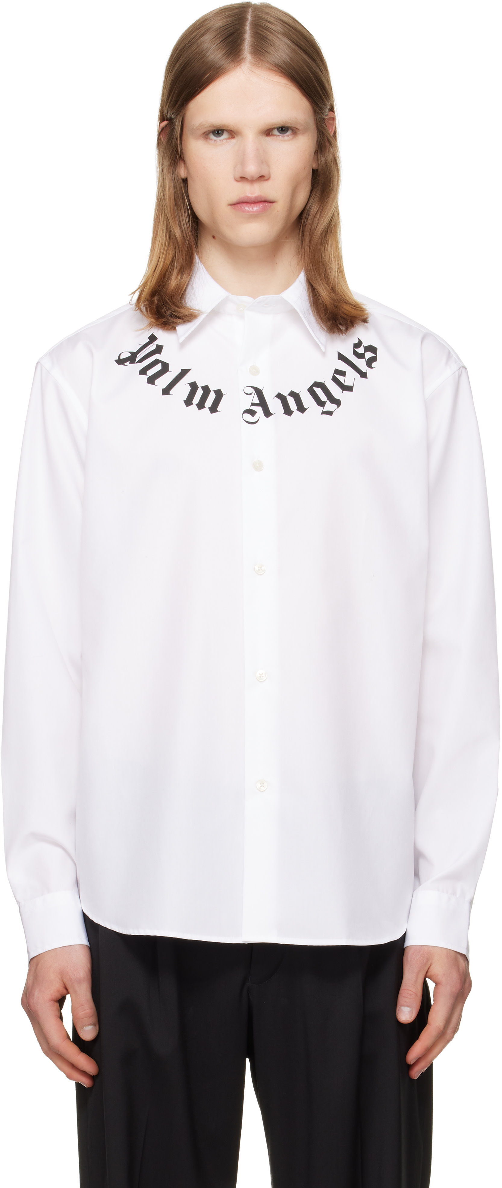 palm Angels / シースルー 長袖カットソー オフネックC175 palm Angels / シースルー 長袖カットソー オフネックC175 Palm Angels