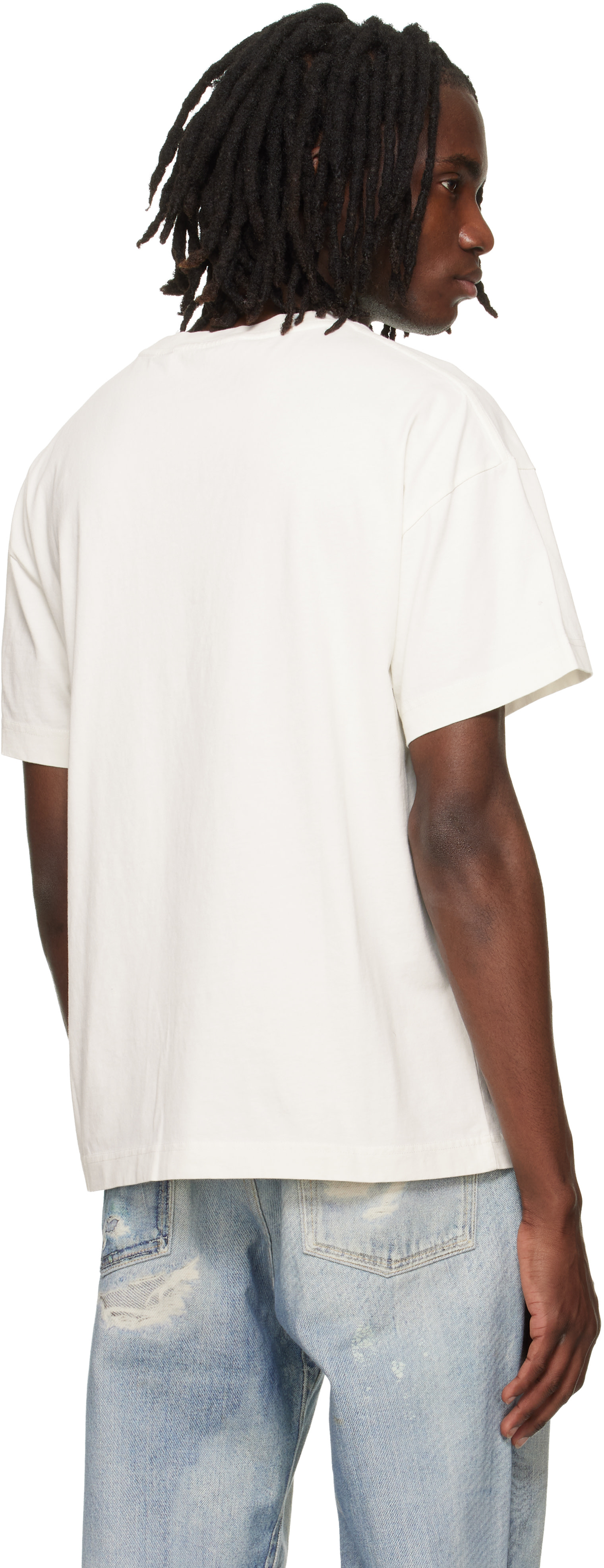 Palm Angels - オフホワイト Thai ロゴ Tシャツ