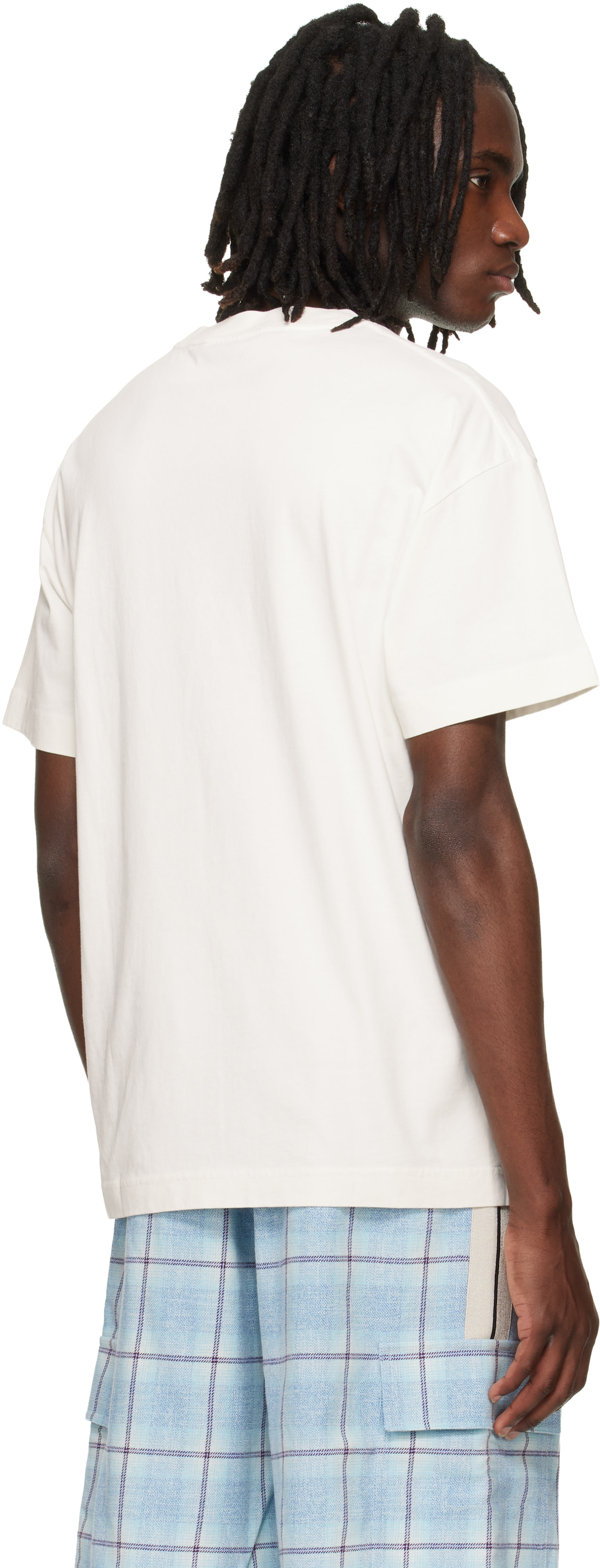 Palm Angels: Off-White Palm Sunset T-shirt | SSENSE