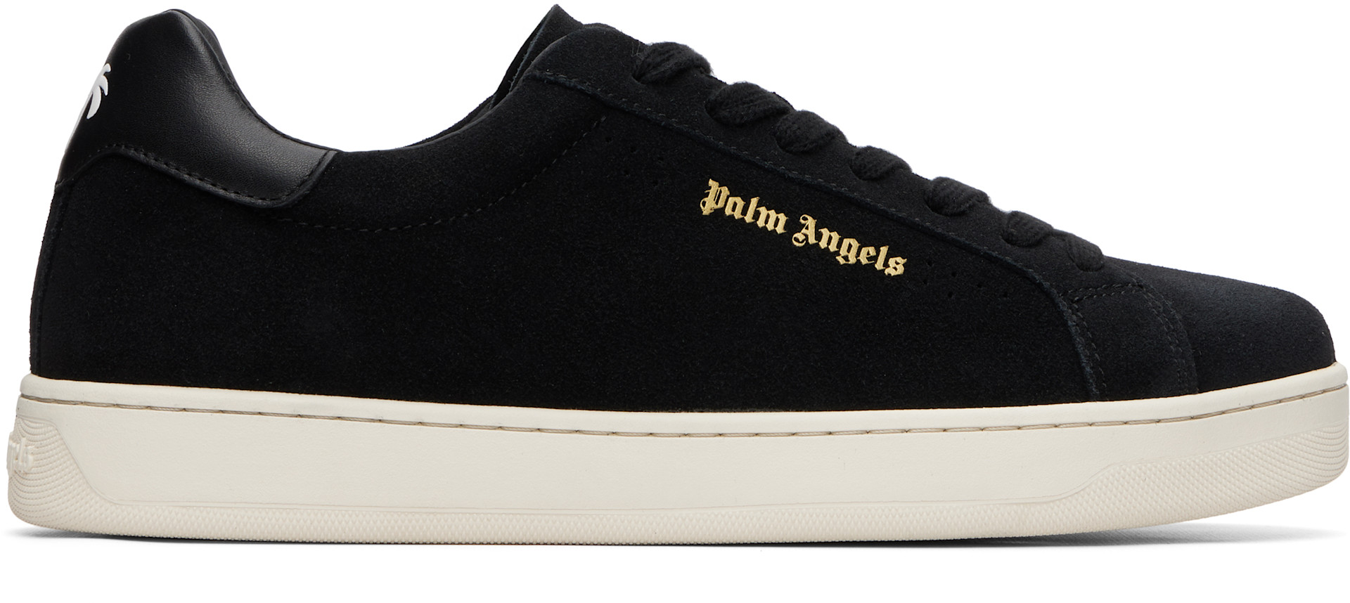 Palm Angels: ブラック Classic ロゴ テニススニーカー | SSENSE 日本