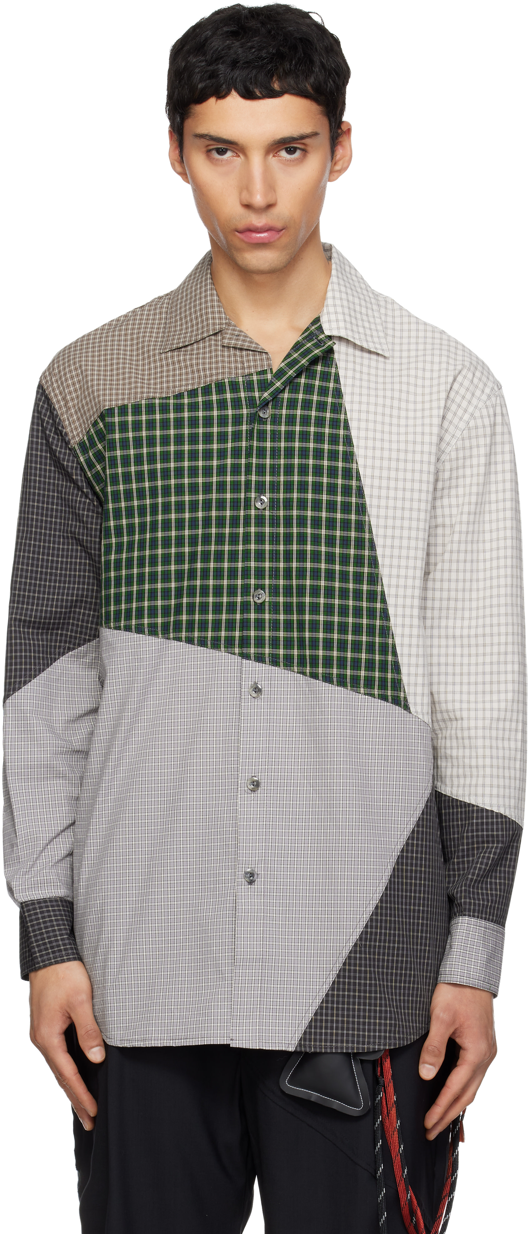 Song for the Mute: Multicolor L/S Oversized Shirt | SSENSE