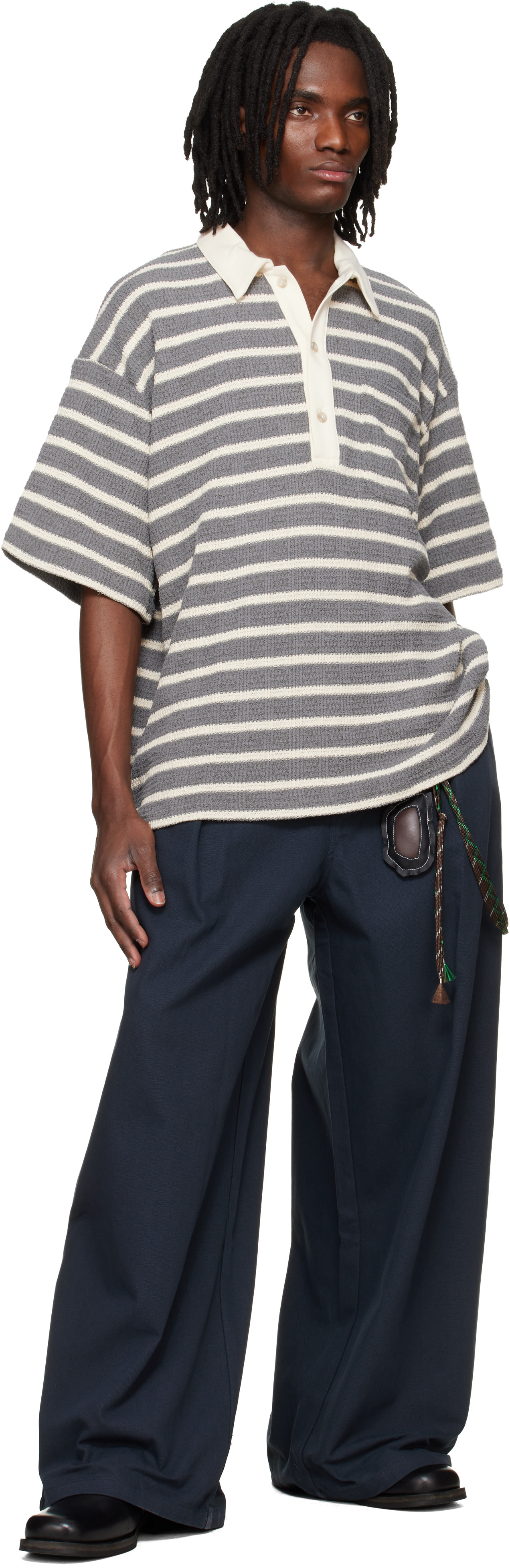 Song for the Mute: Gray Gym Polo | SSENSE