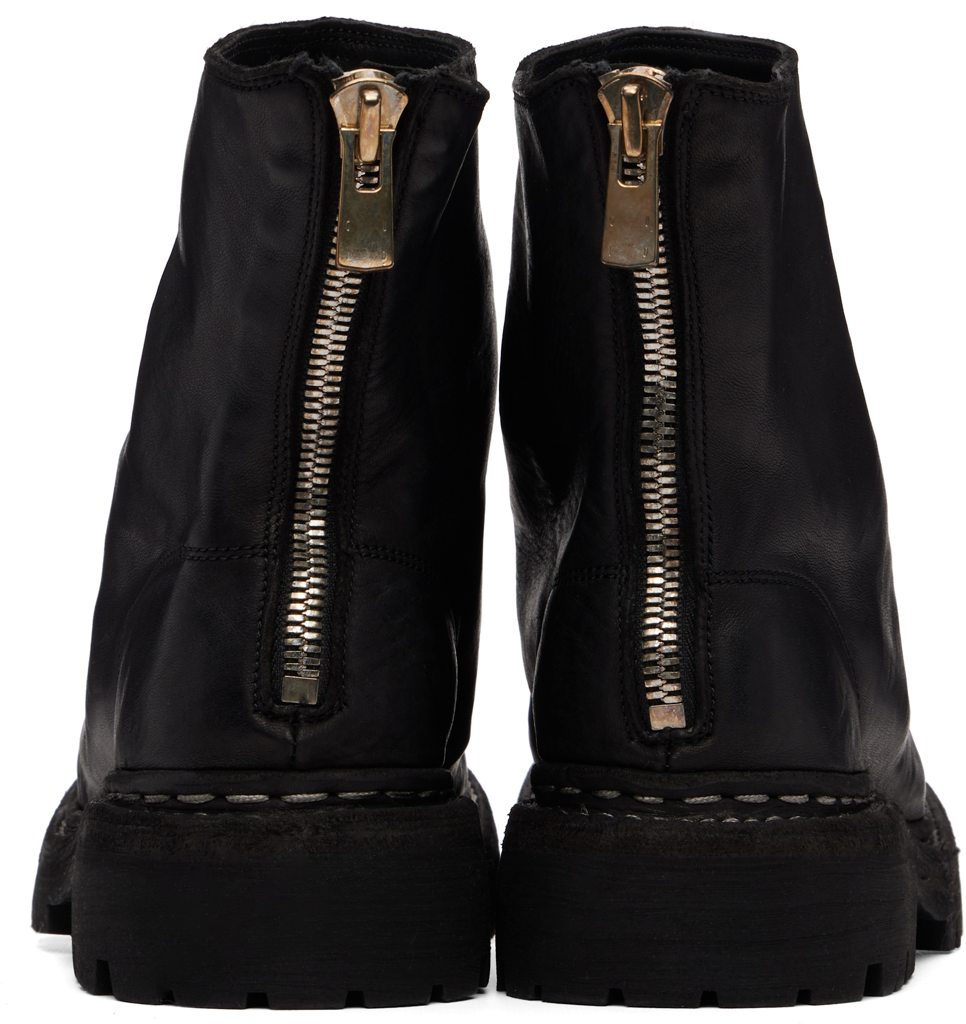 Guidi: Black Soft Horse Leather 796 Boots | SSENSE