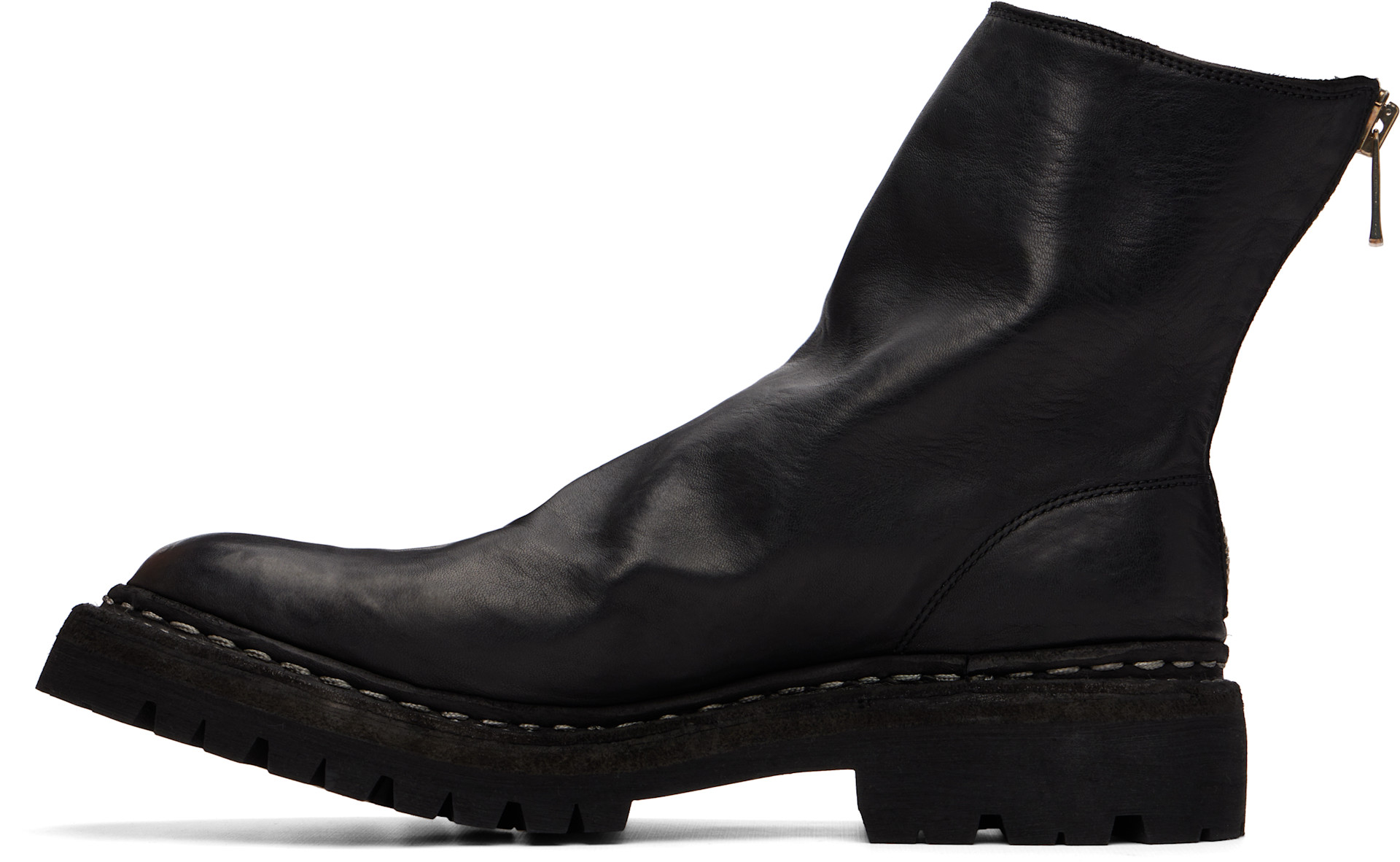 Guidi: Black Soft Horse Leather 796 Boots | SSENSE