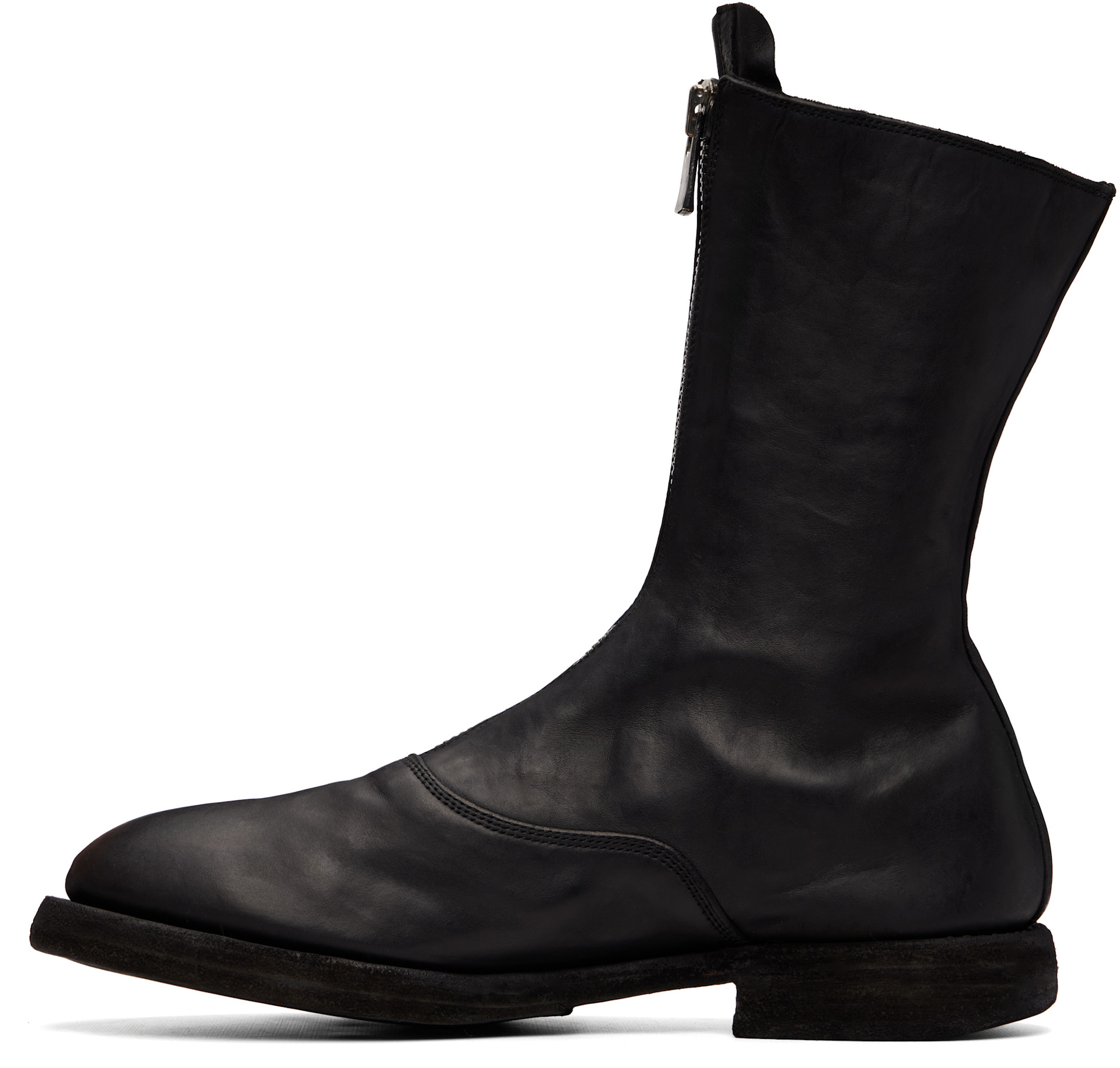 Guidi: Black 310WZ New Army Double Sole Boots | SSENSE