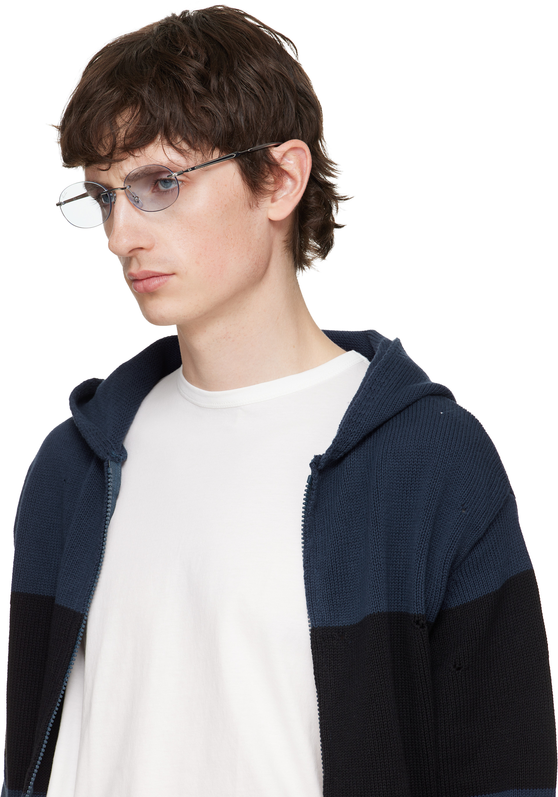 Ray-Ban - 실버 RB3767 트랜지션 컬러 터치 선글라스