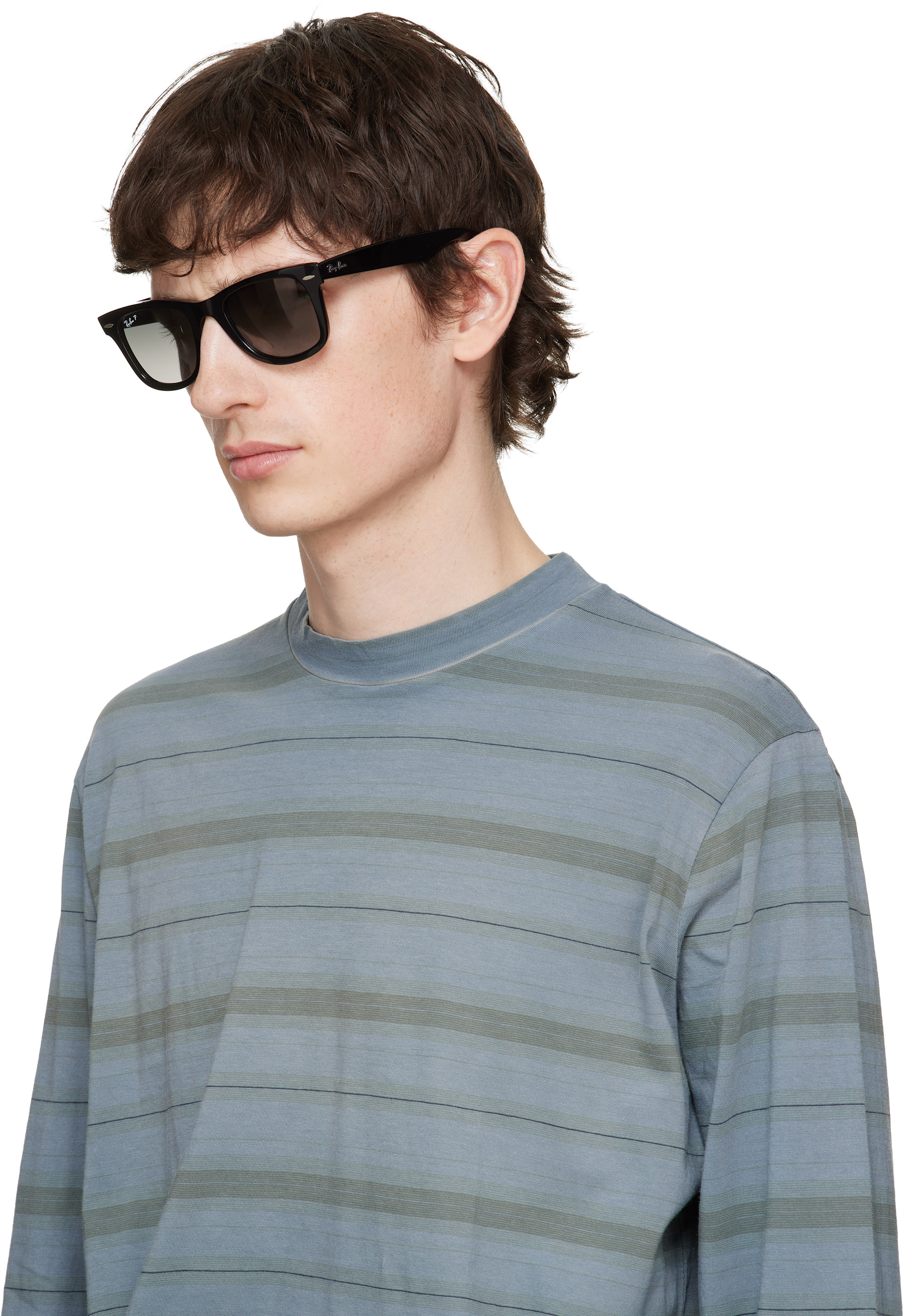 Ray-Ban - 블랙 웨이페어러 이즈 선글라스