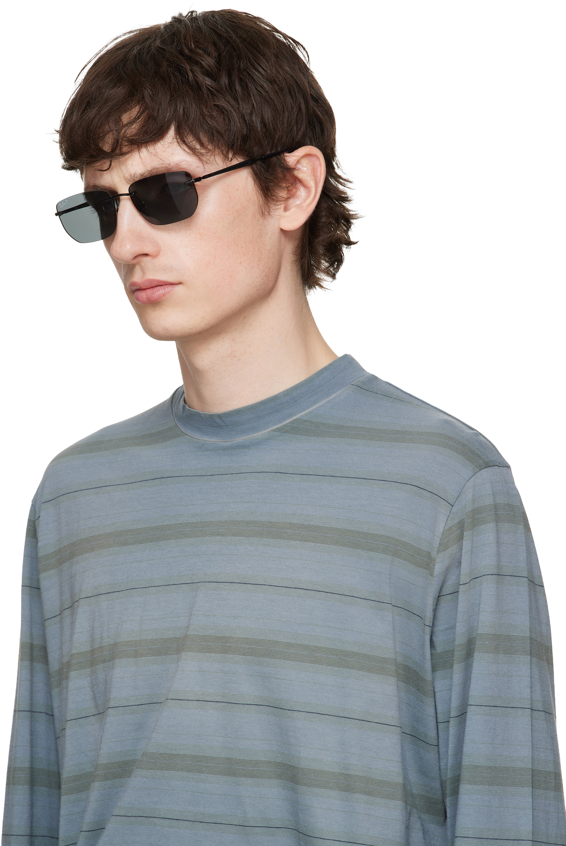 Ray-Ban - 블랙 RB3768 선글라스