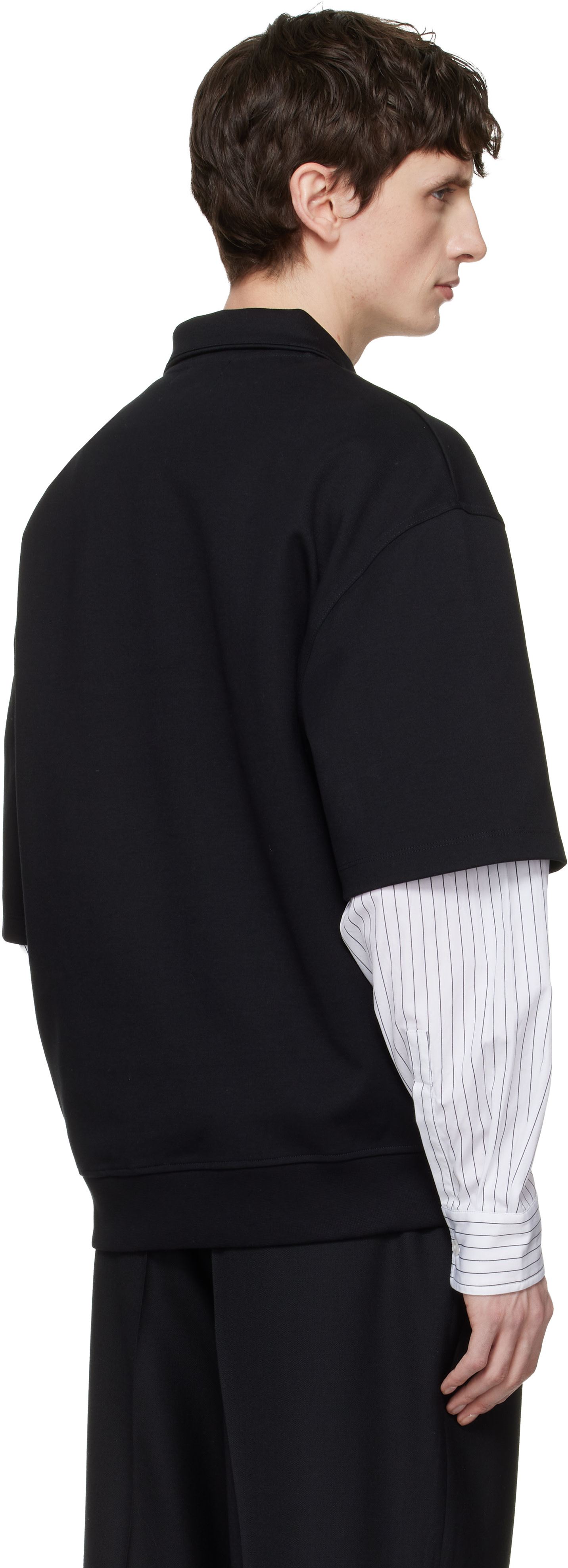 Fred Perry - 블랙 Kris Van Assche 집업 스웨트셔츠