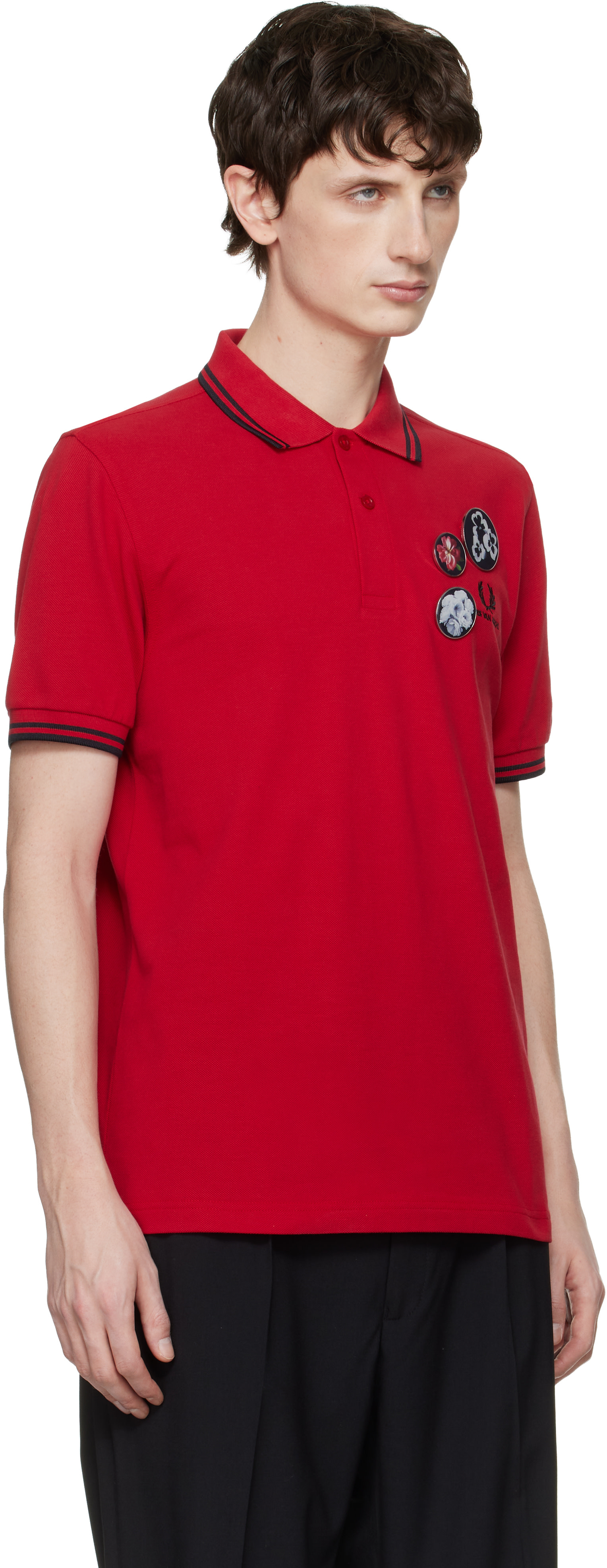 Fred Perry: レッド Kris Van Asscheエディション KVA Fred Perry
