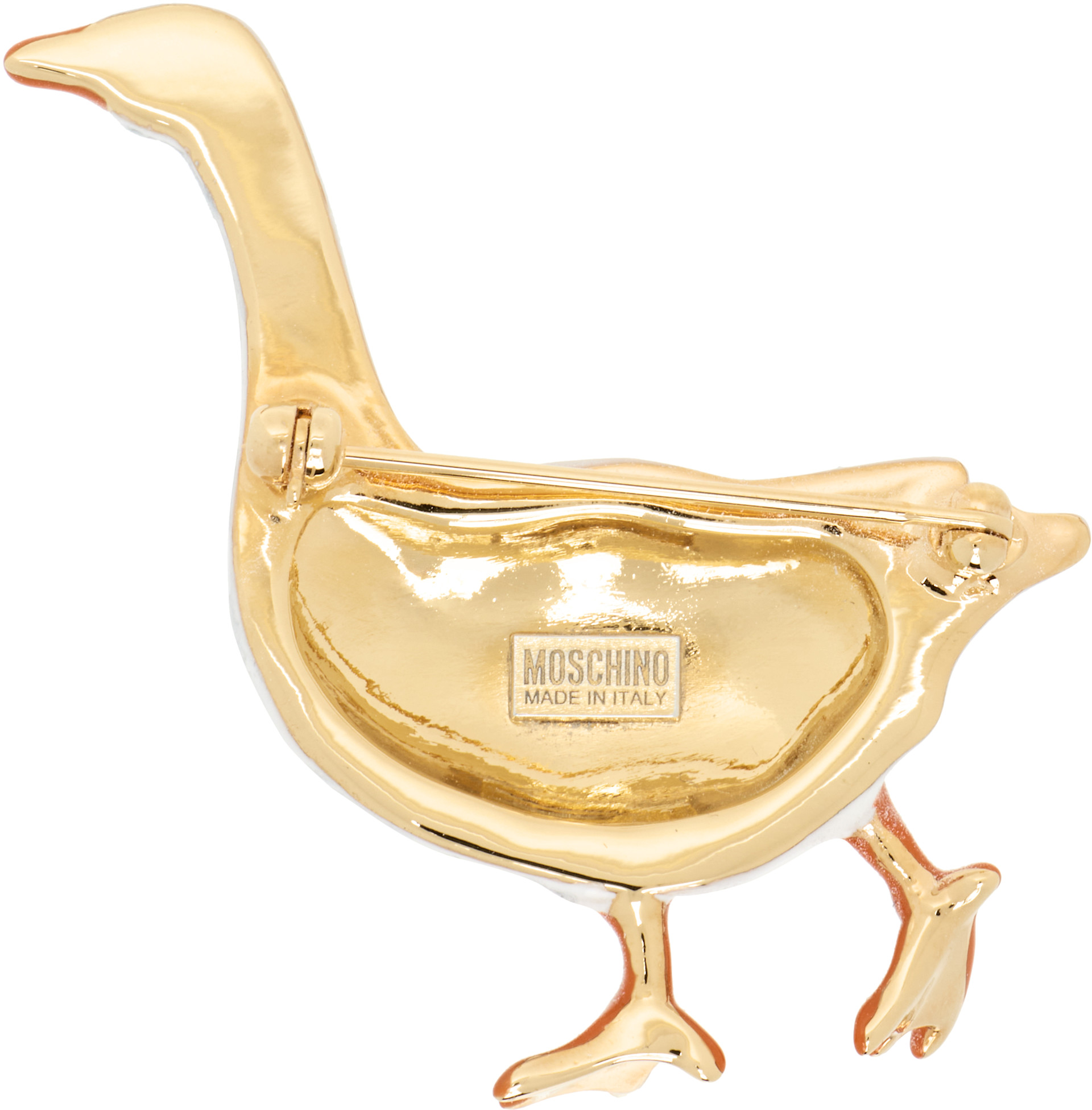 Moschino - Broche en forme d'oie