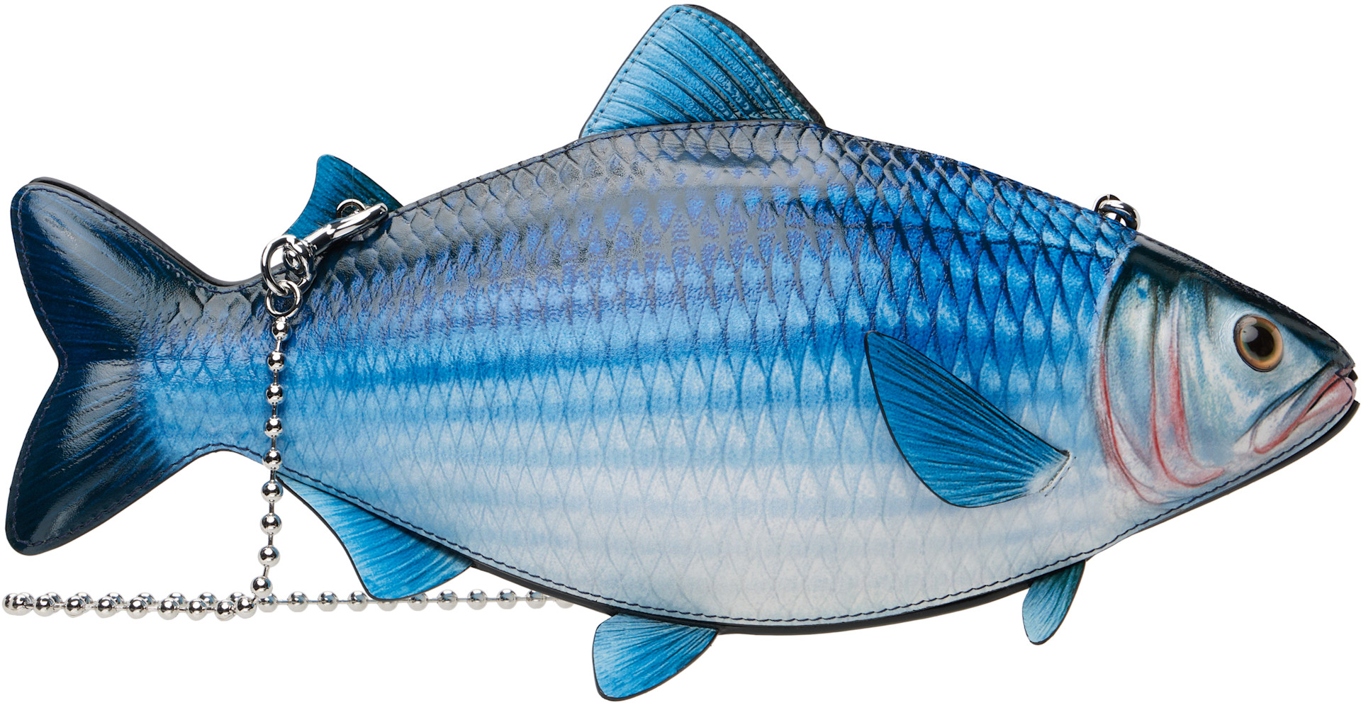 Moschino - Sac bleu en forme de poisson