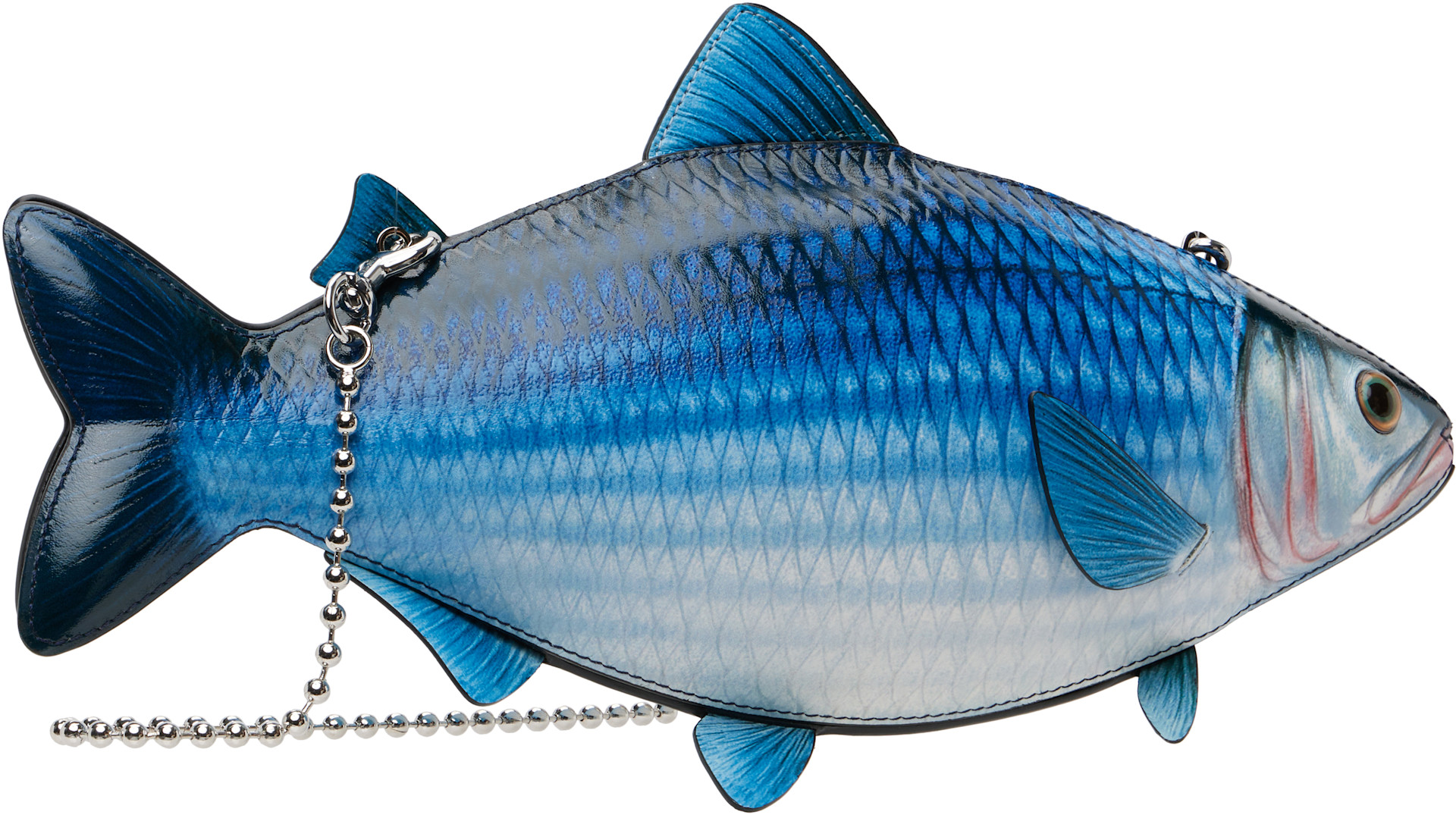Moschino - Sac bleu en forme de poisson