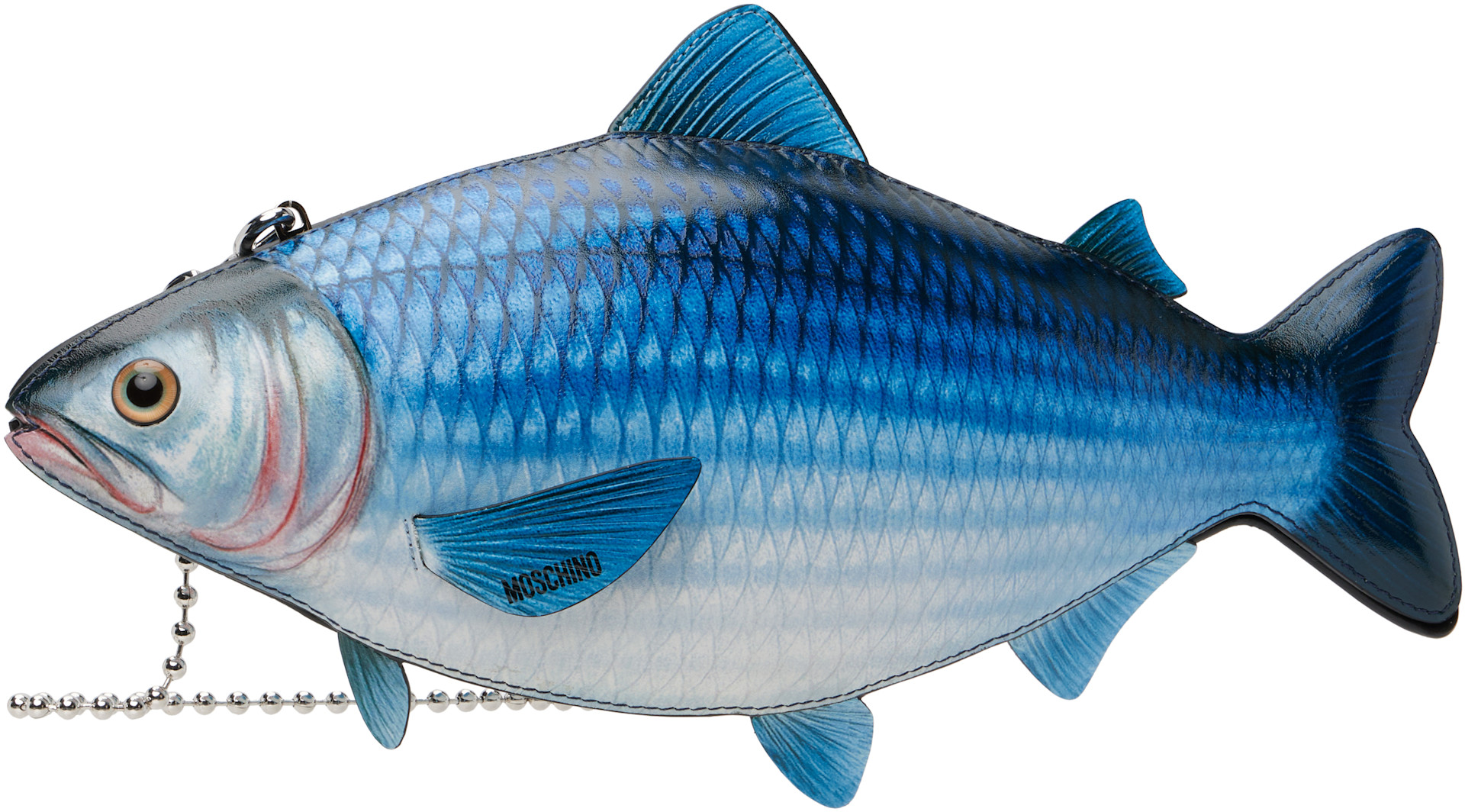 Moschino - Sac bleu en forme de poisson