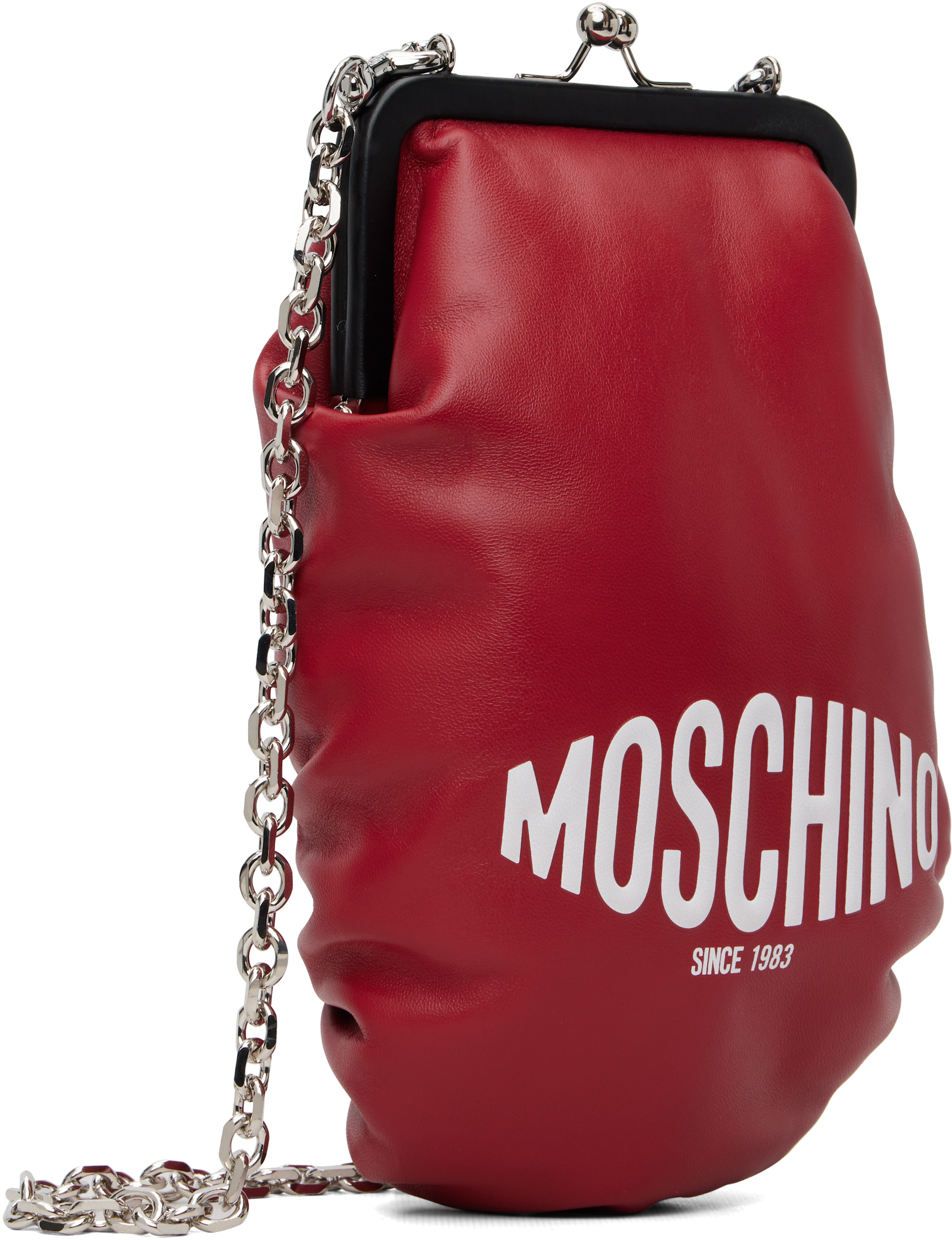 Moschino: レッド Boxing Gloves バッグ | SSENSE 日本