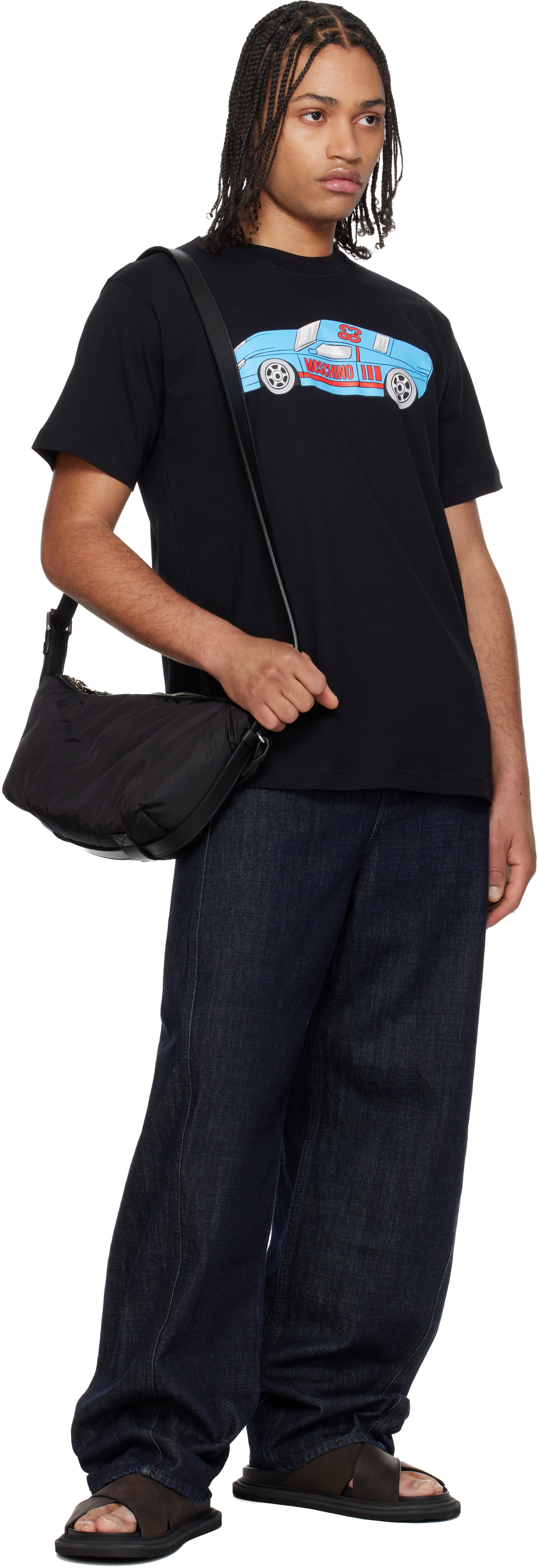 Moschino - Black 'Tie Me' Bag