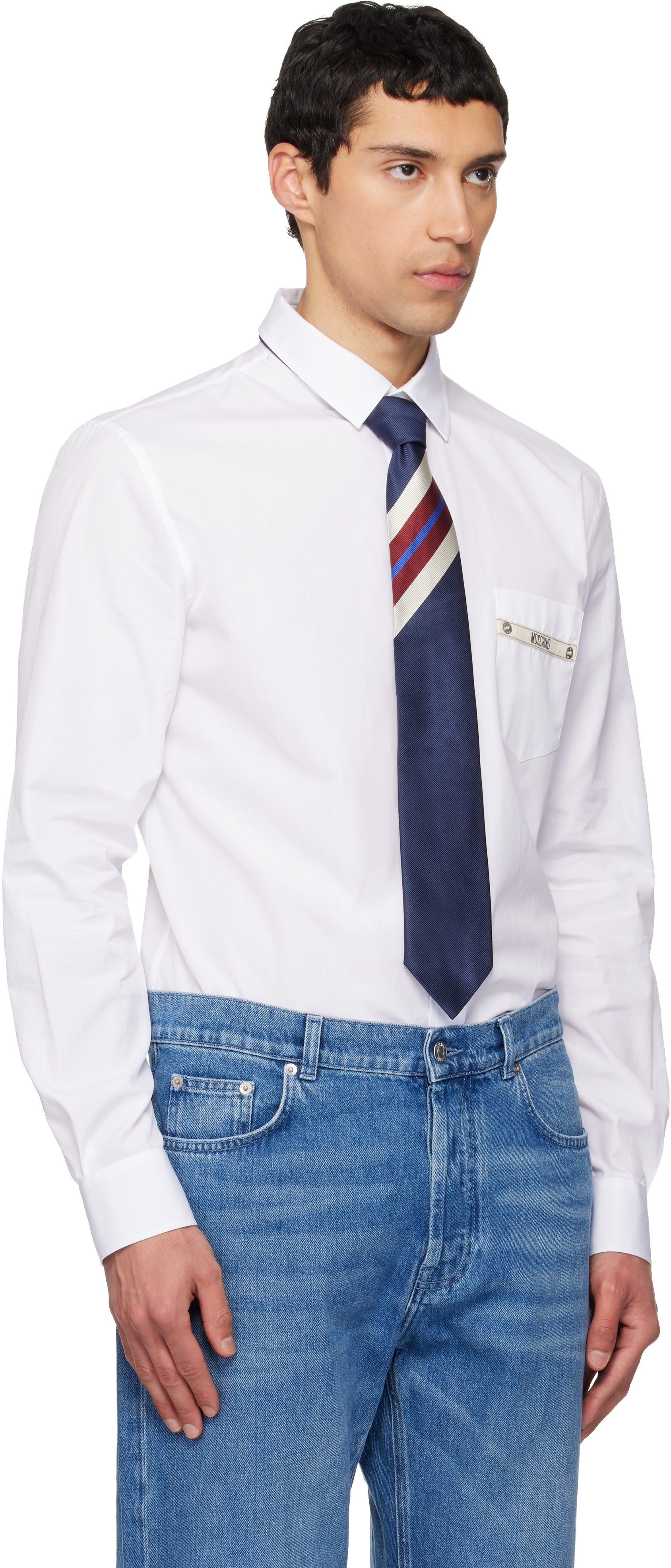 Moschino - White 'Moschino Tape' Shirt