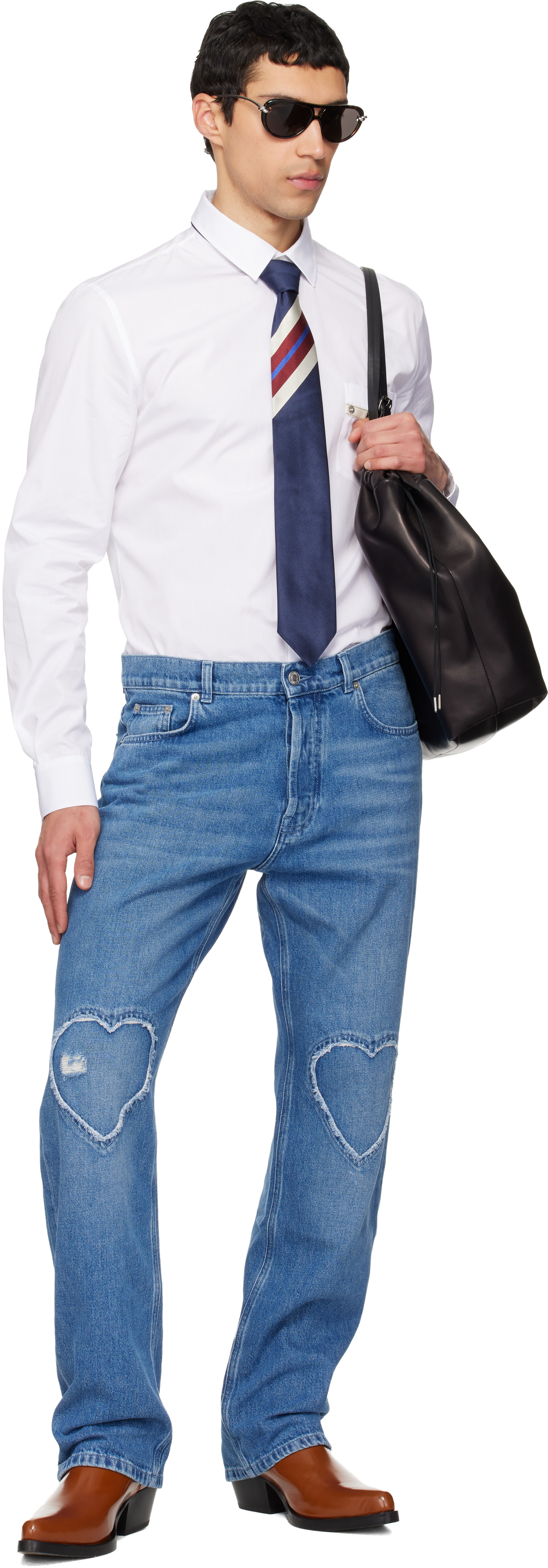 Moschino - White 'Moschino Tape' Shirt