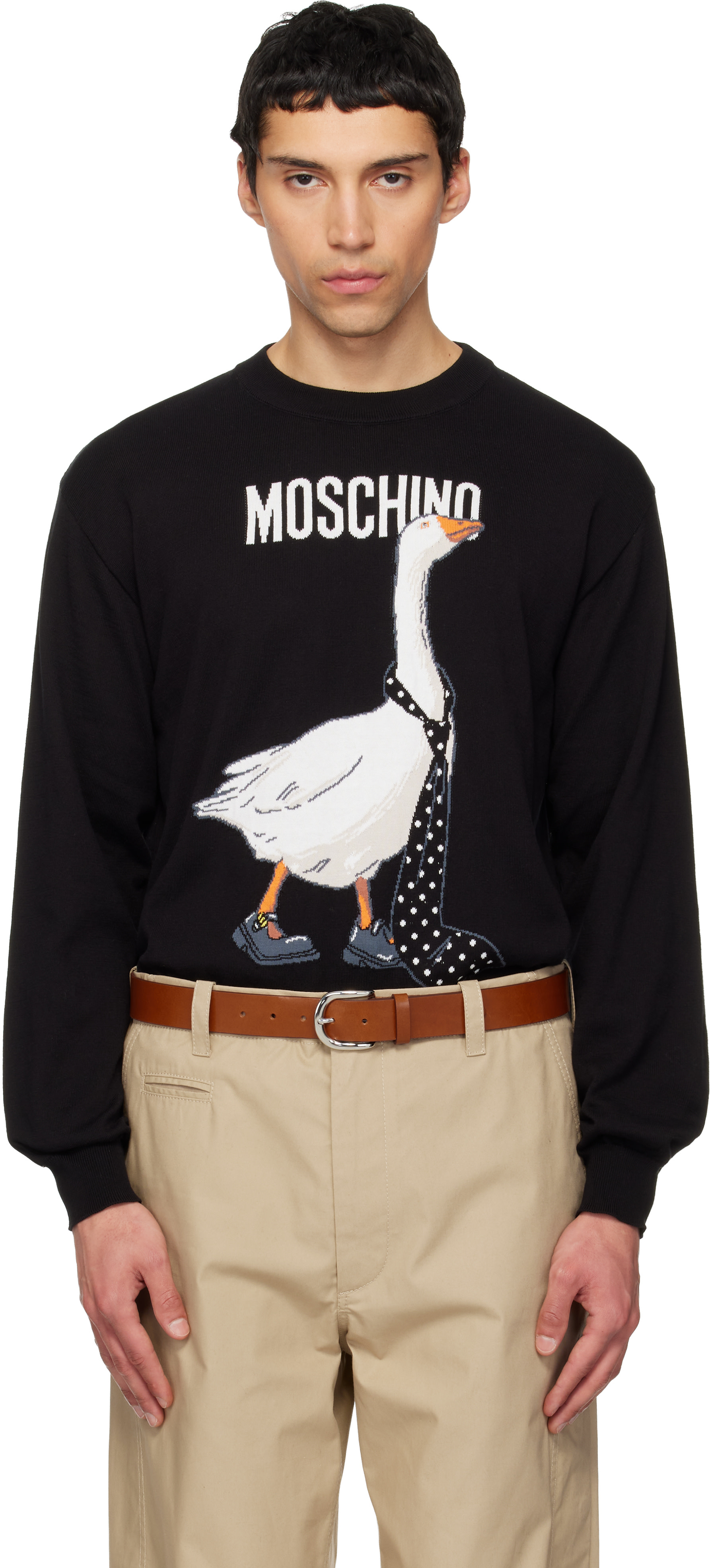 Moschino - 블랙 아카이브 구스 스웨터