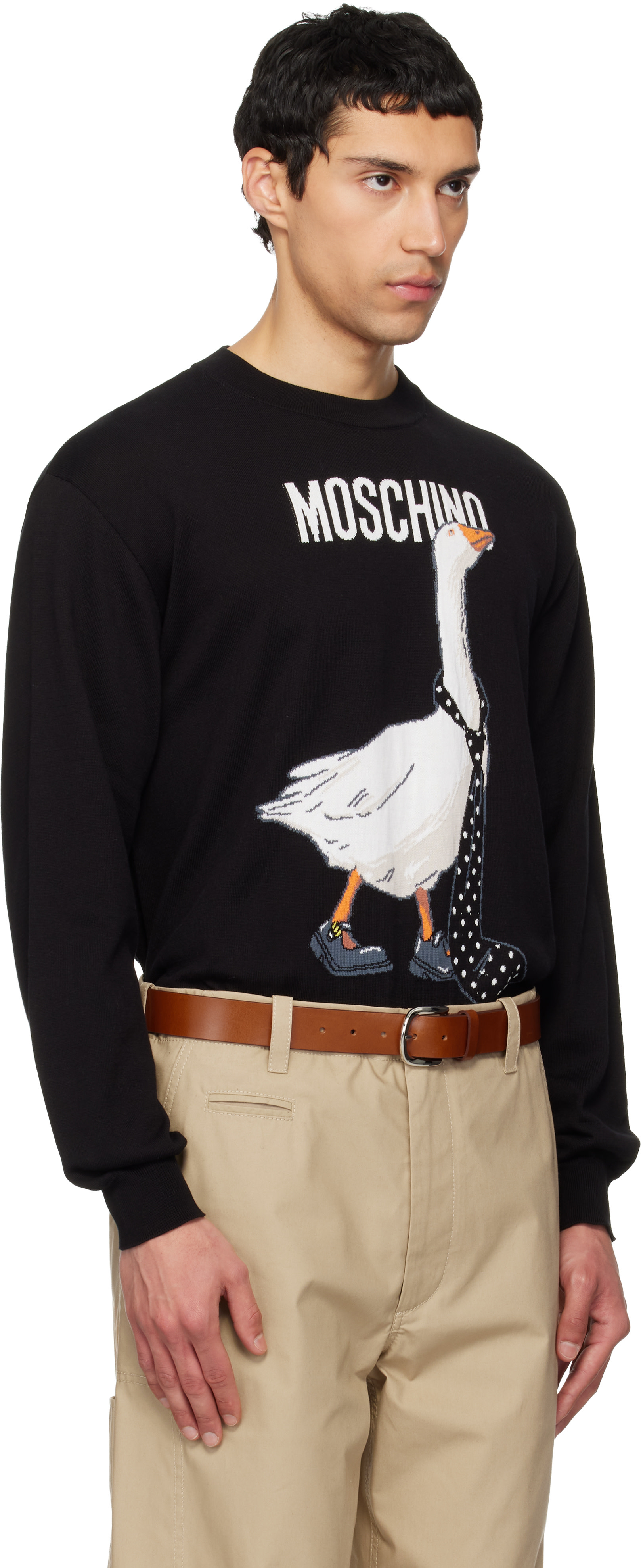 Moschino - 블랙 아카이브 구스 스웨터
