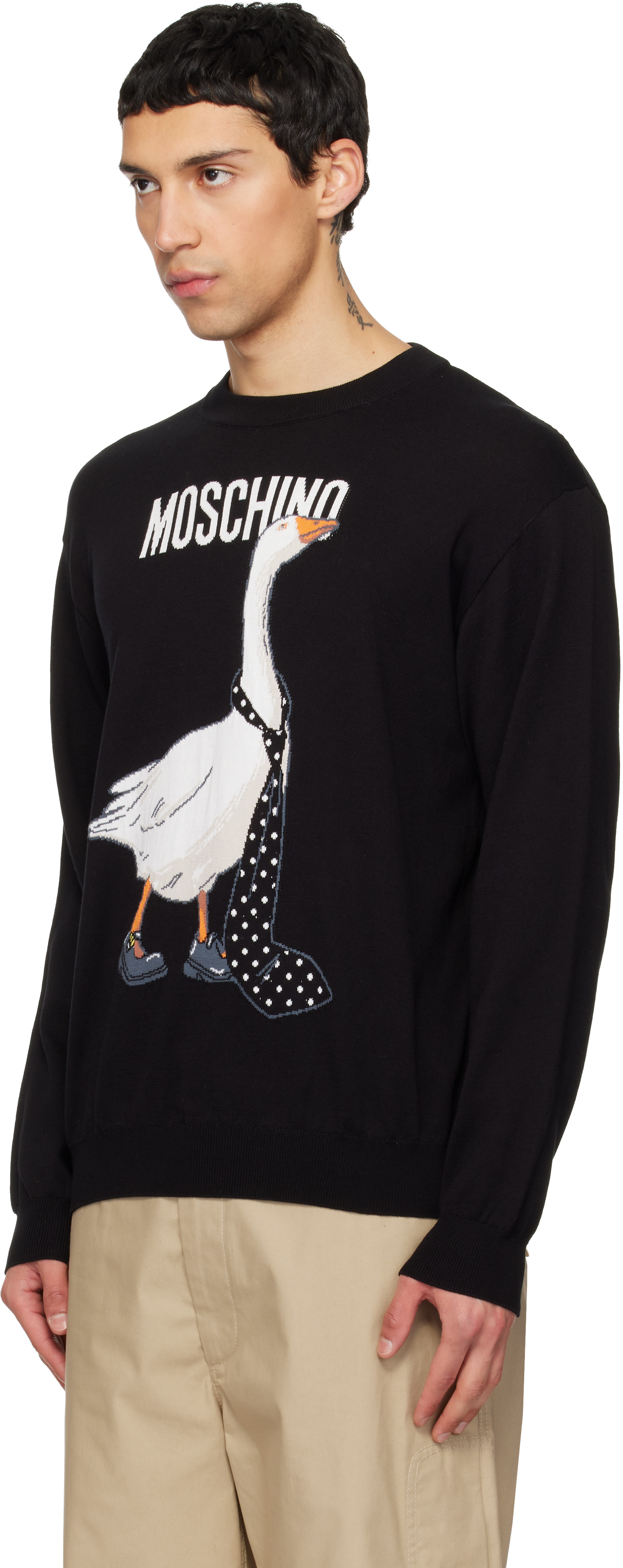 Moschino - 블랙 아카이브 구스 스웨터