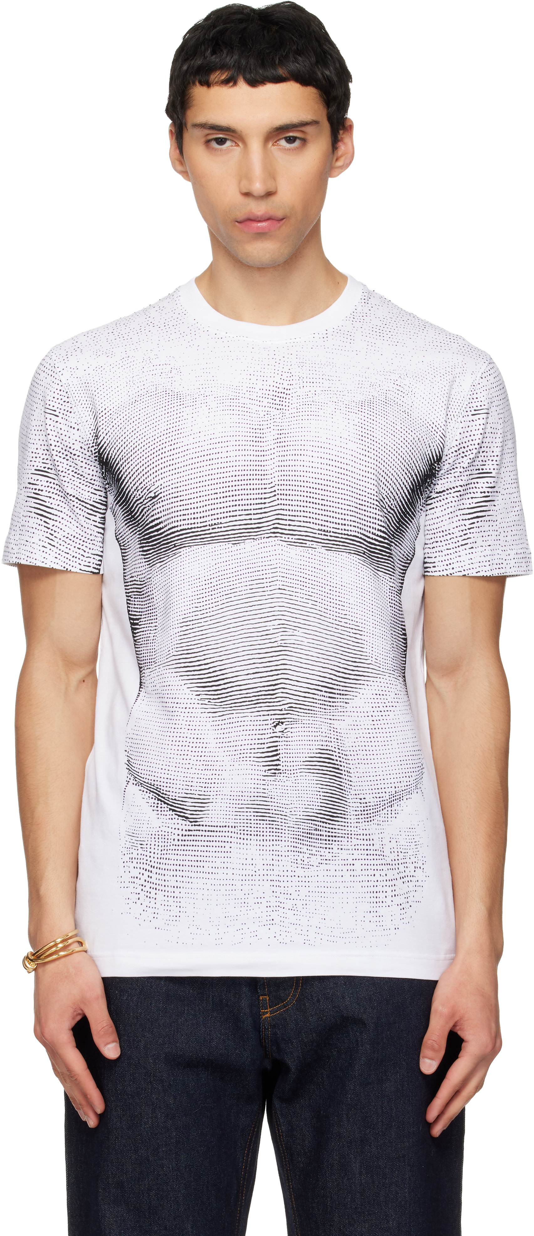 Moschino - White Archive Body Artwork T-shirt