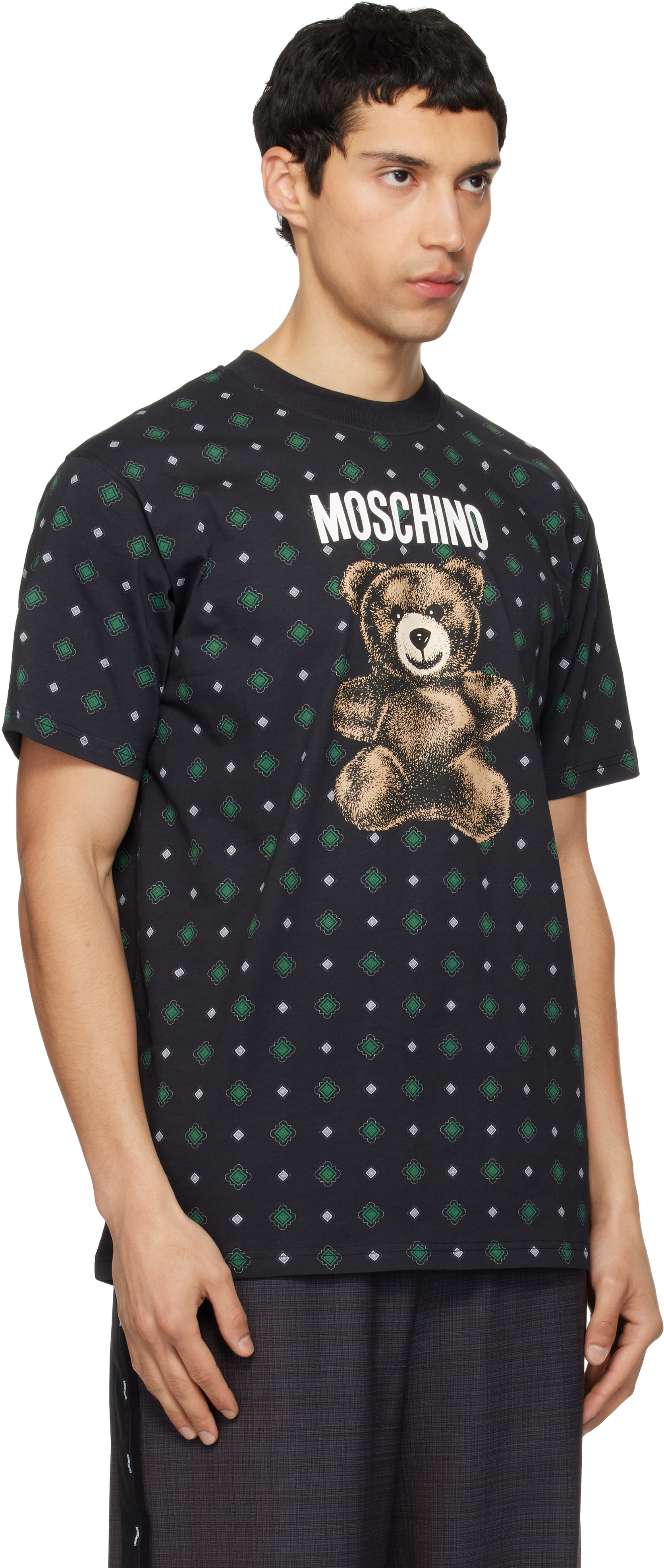 Moschino - 블랙 테디 티셔츠