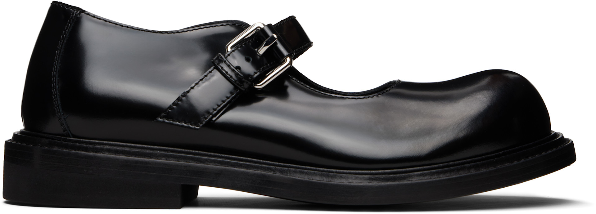 Moschino - Black Mary Jane Oliver Loafers