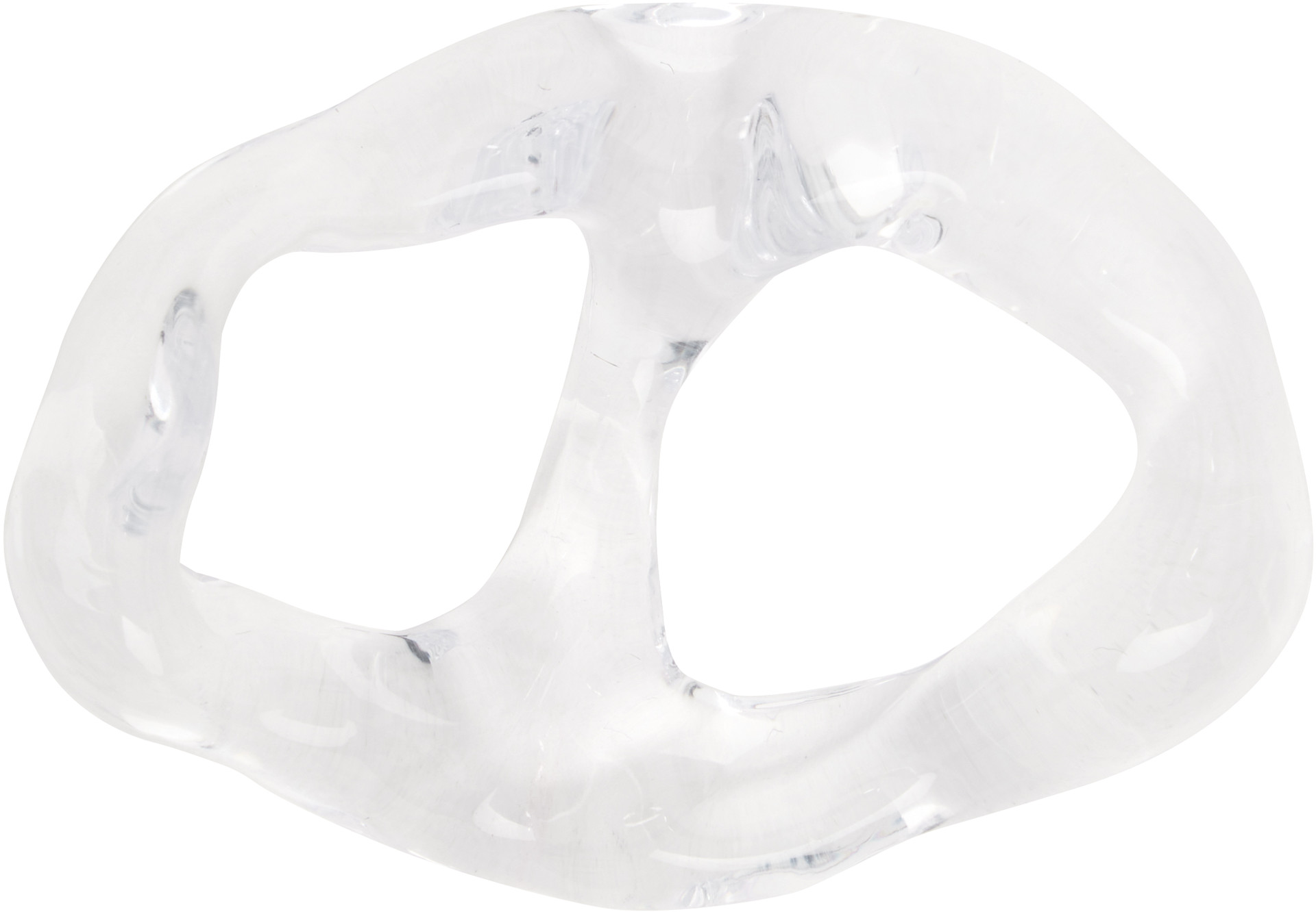 HOMME PLISSÉ ISSEY MIYAKE: Transparent Crystalline Stole Buckle