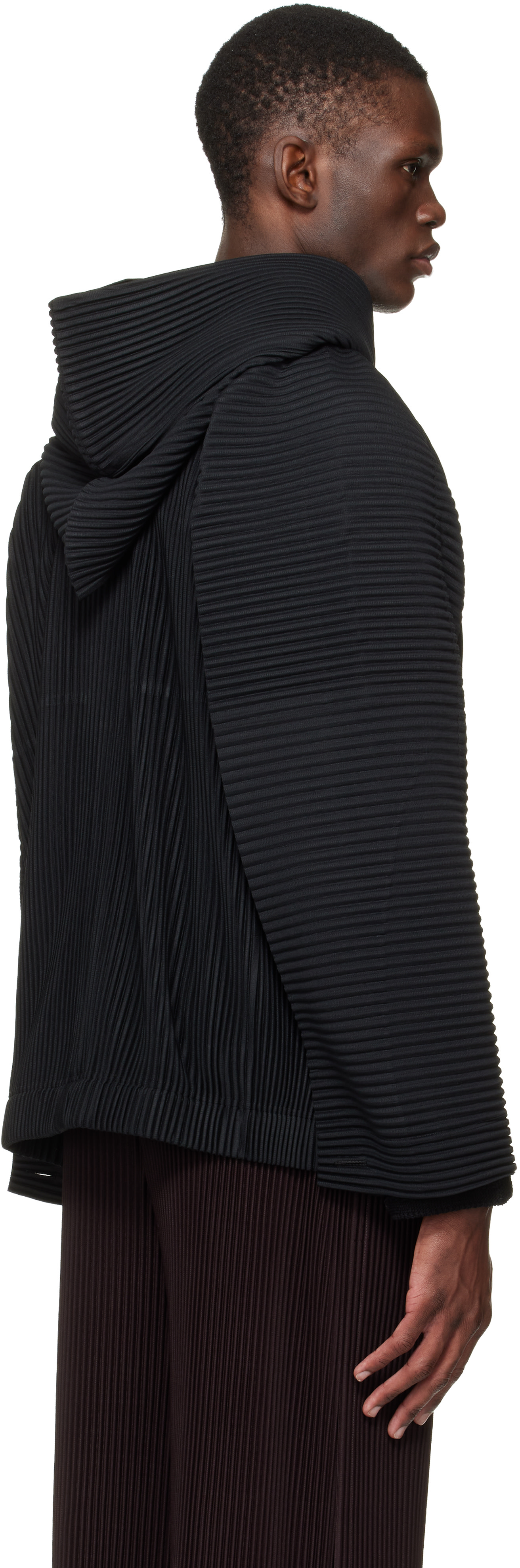HOMME PLISSÉ ISSEY MIYAKE: Black Monthly Colors March Jacket | SSENSE
