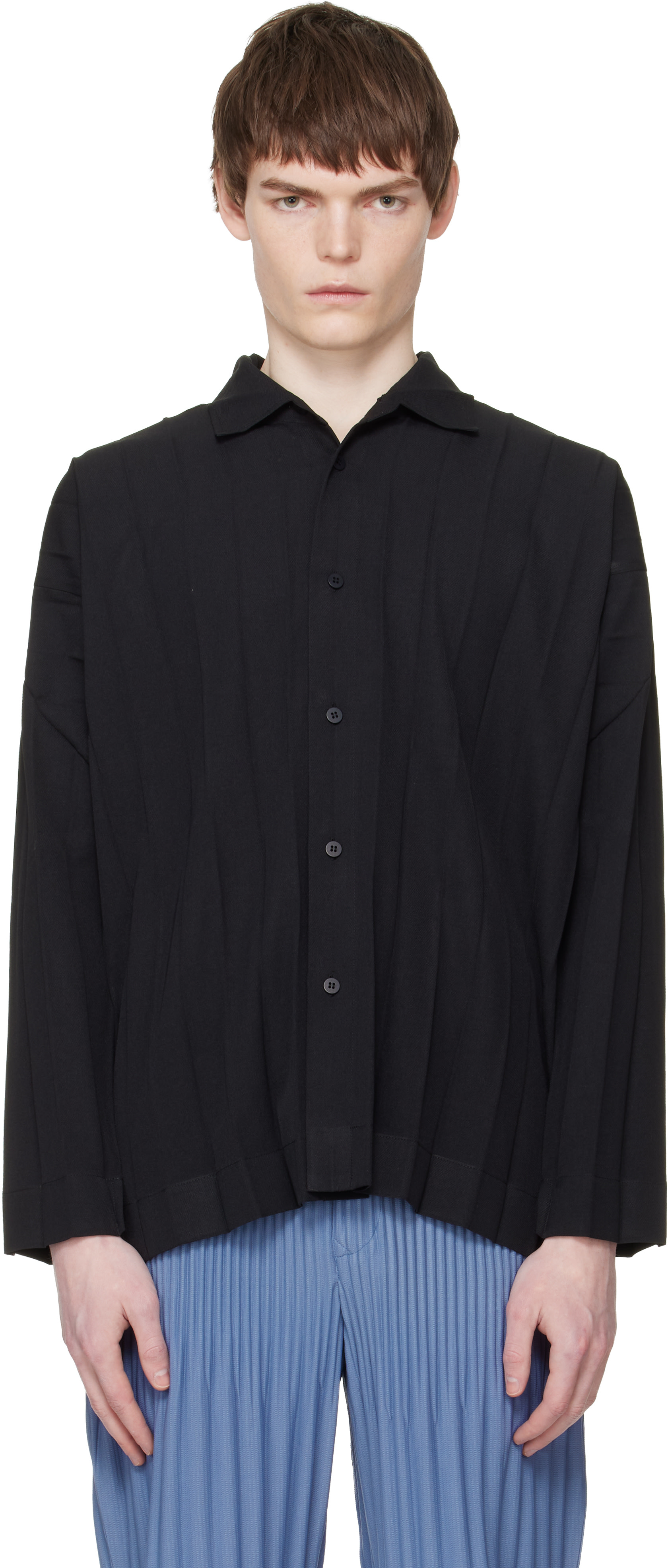 HOMME PLISSE ISSEY MIYAKE ベスト ブラック 3 Homme Plissé Issey