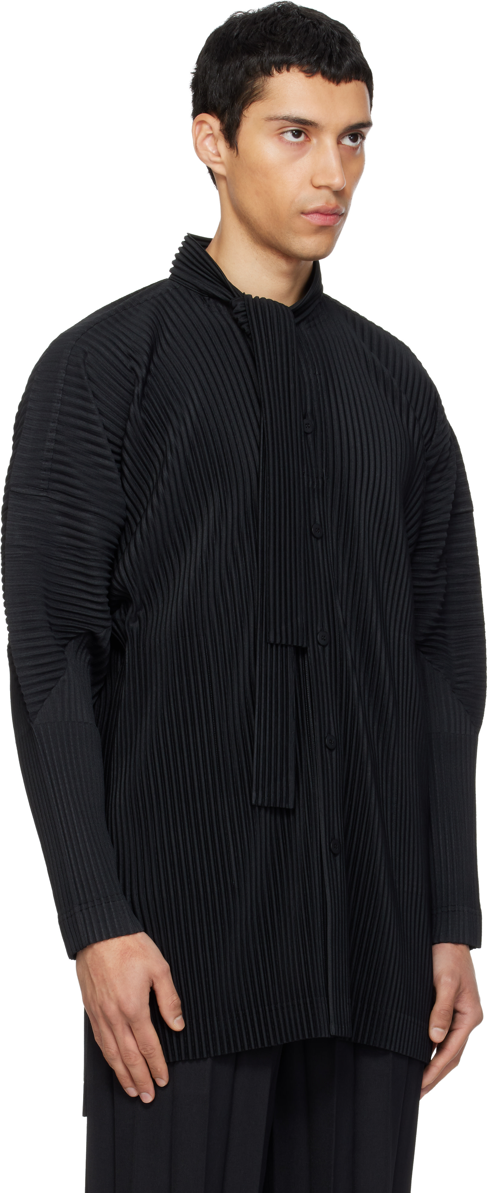 HOMME PLISSÉ ISSEY MIYAKE シャツ　サイズ2 ISSEY MIYAKE Homme Plisse Short Sleeves Shirts JJ102 Dark Green