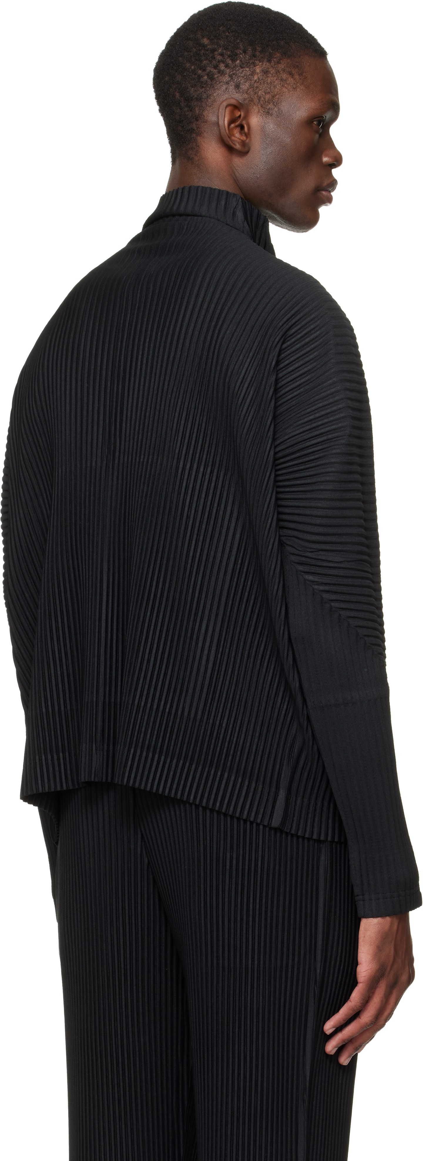 HOMME PLISSÉ ISSEY MIYAKE: Black Monthly Colors March Sweater | SSENSE