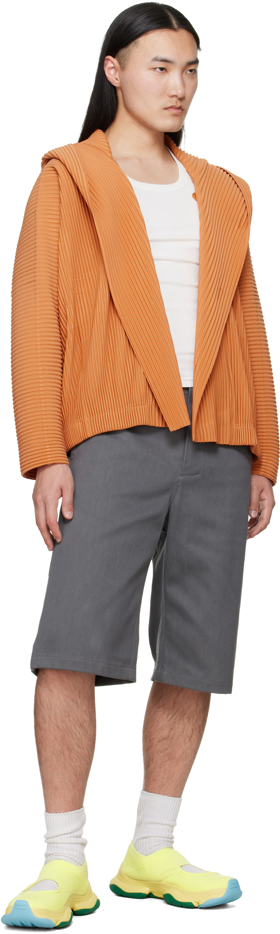 HOMME PLISSÉ ISSEY MIYAKE: Yellow CAMPER Edition Karst Finch
