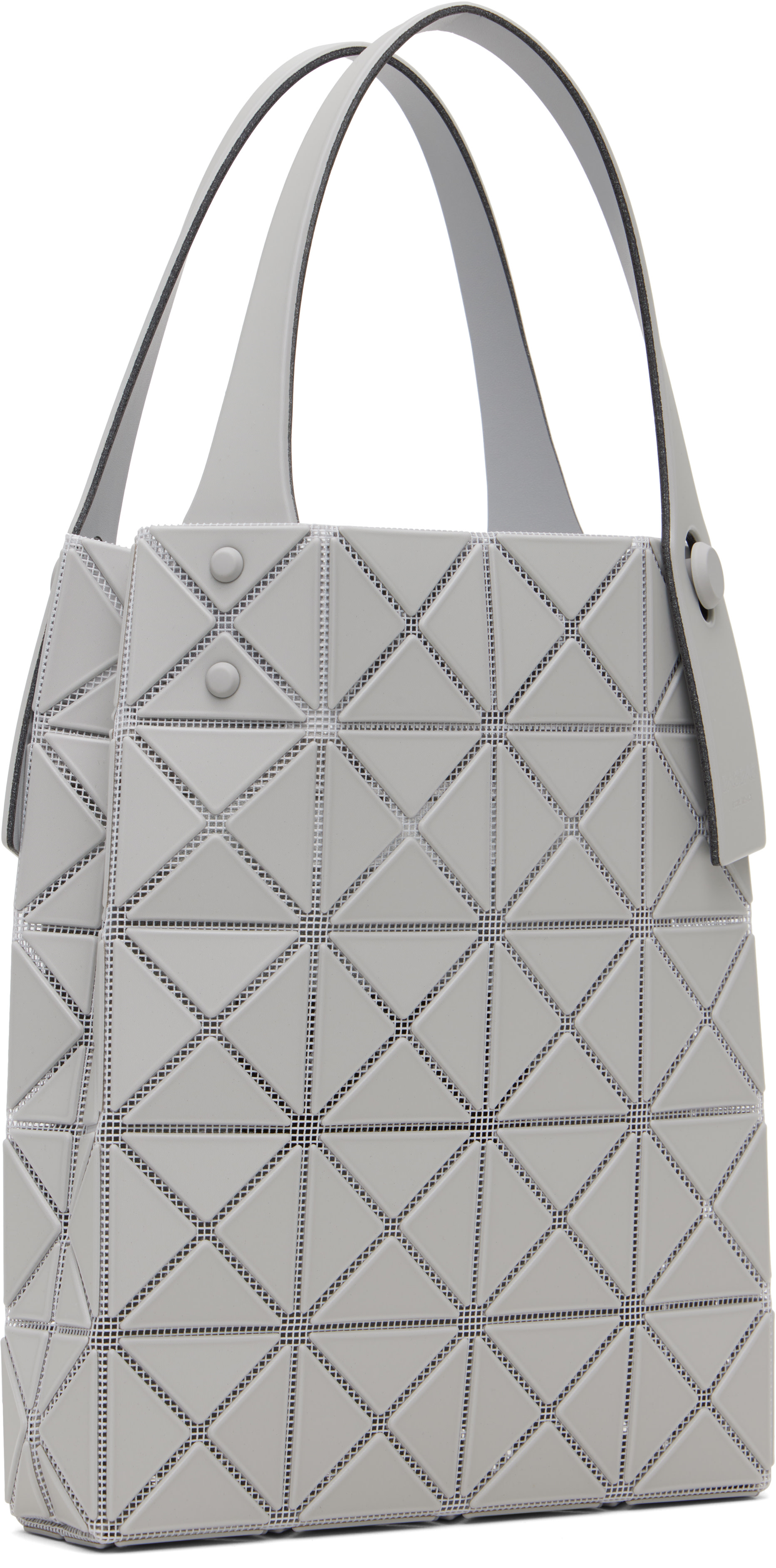 BAO BAO ISSEY MIYAKE: Gray Prism Plus Tote | SSENSE
