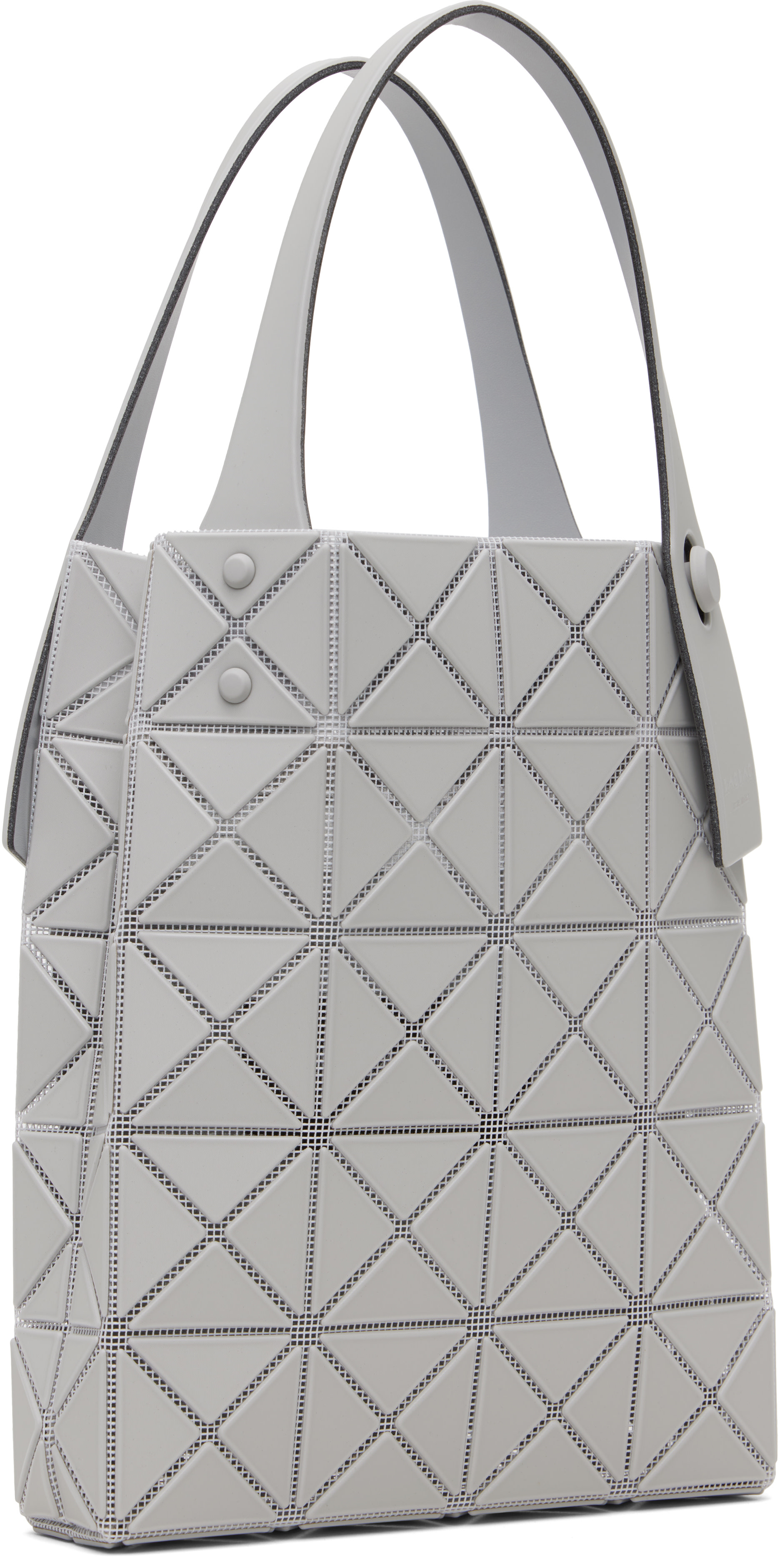 BAO BAO ISSEY MIYAKE: Gray Prism Plus Tote | SSENSE