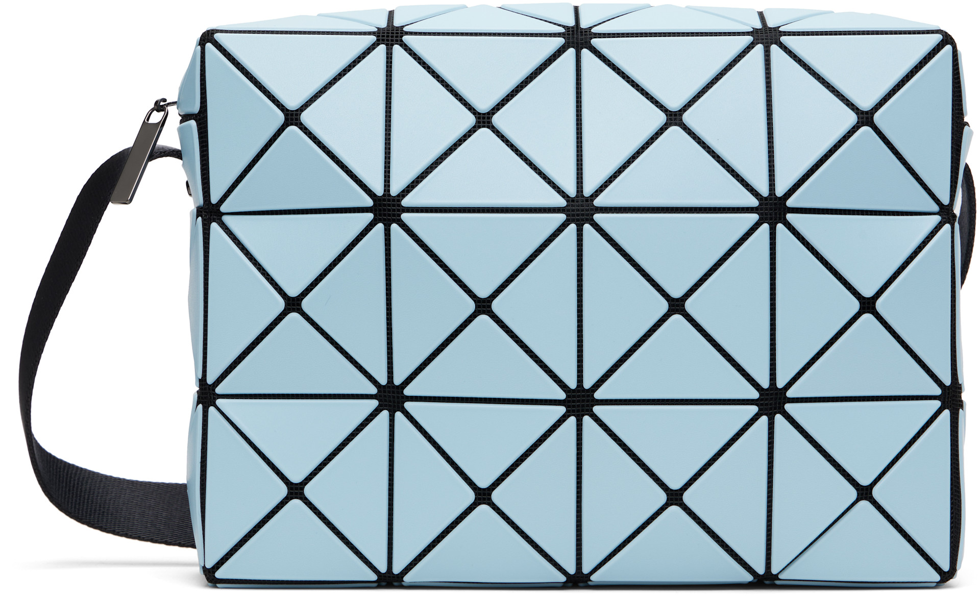 BAO BAO ISSEY MIYAKE/バオバオ/MINICUBE BAO BAO ISSEY MIYAKE: Blue Cuboid Bag | SSENSE