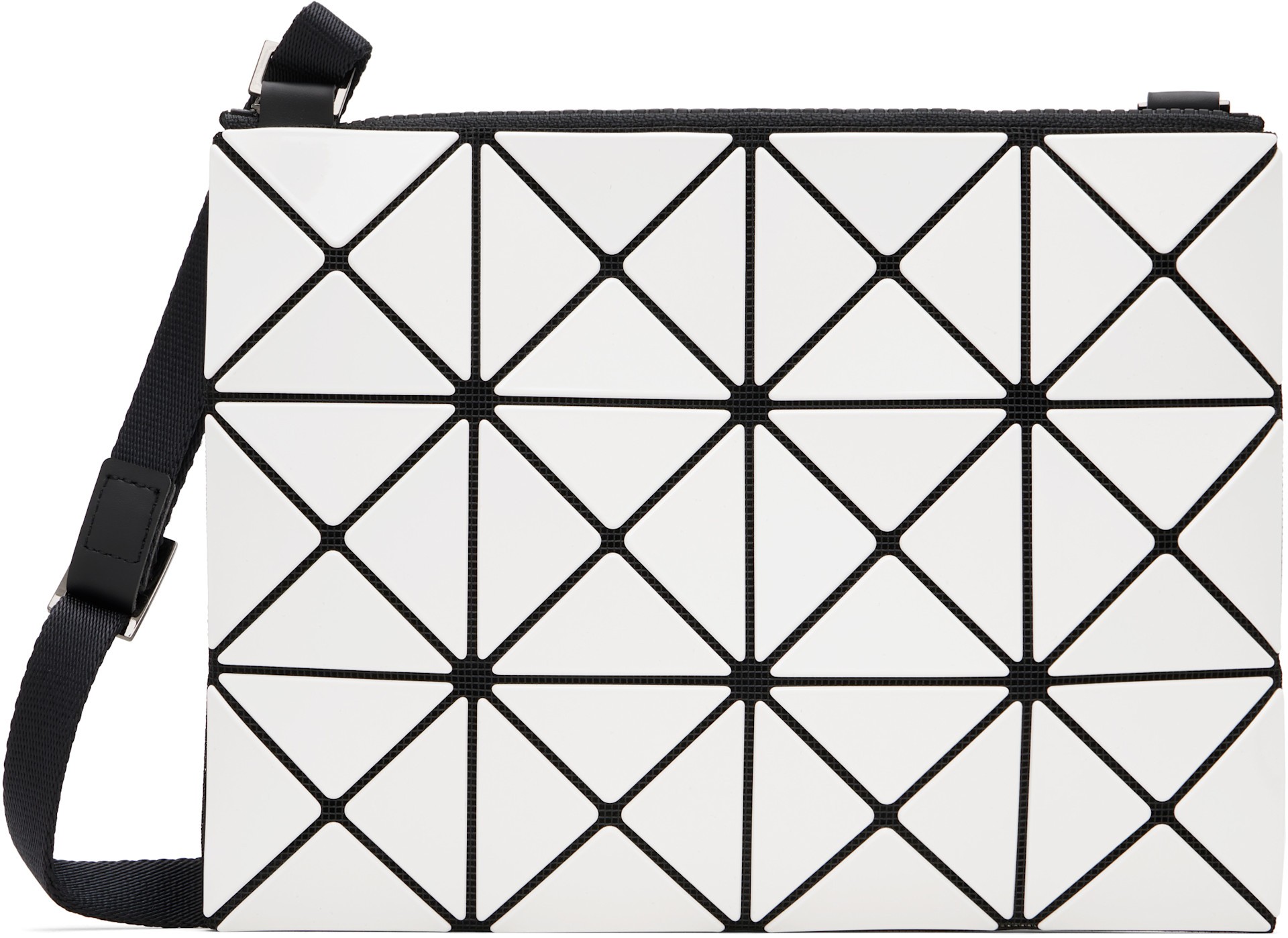 BAOBAO ISSEY MIYAKE ホワイト BAO BAO ISSEY MIYAKE: White Lucent Bag | SSENSE