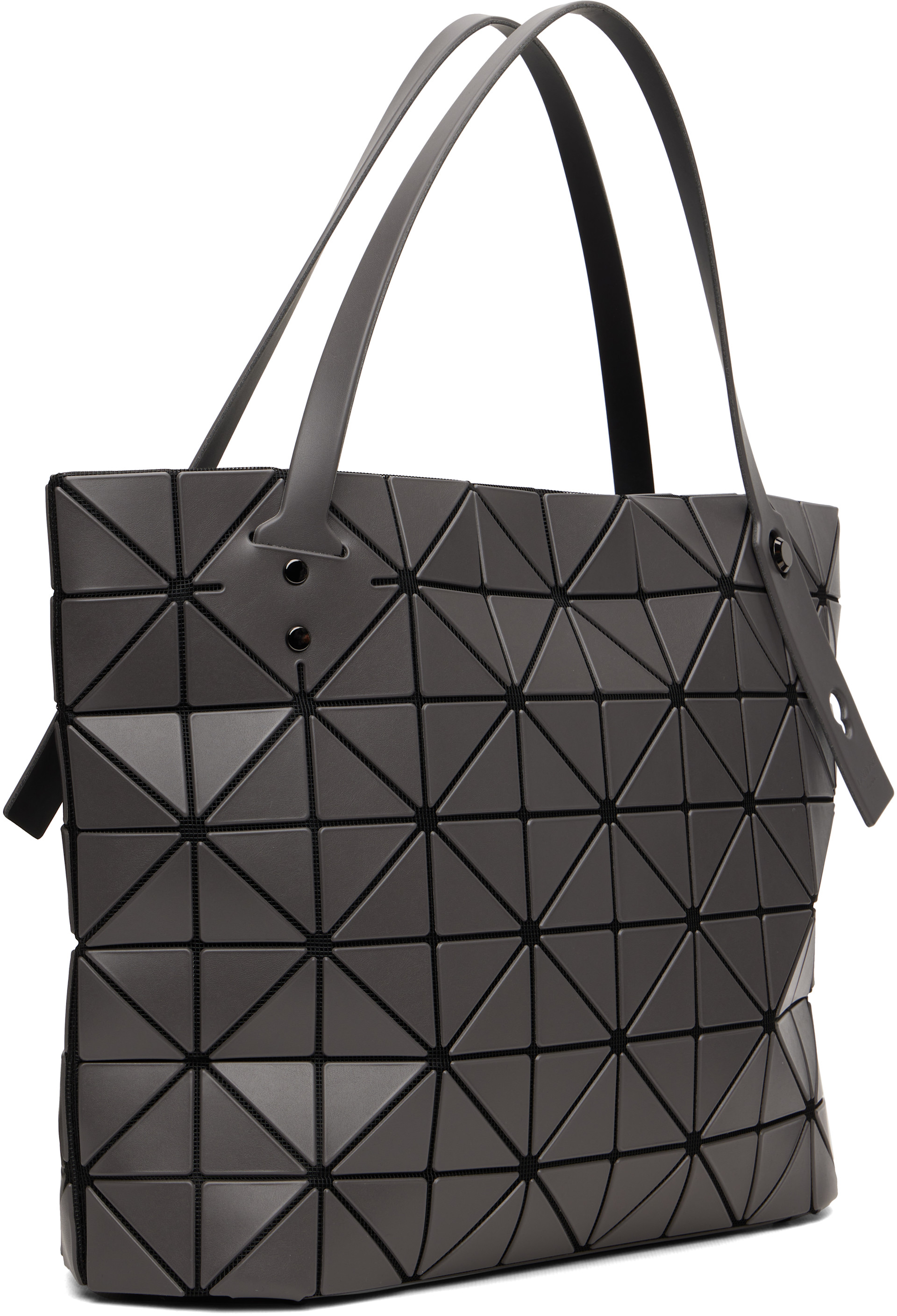 BAO BAO ISSEY MIYAKE: Gray Rock Matte Bag | SSENSE